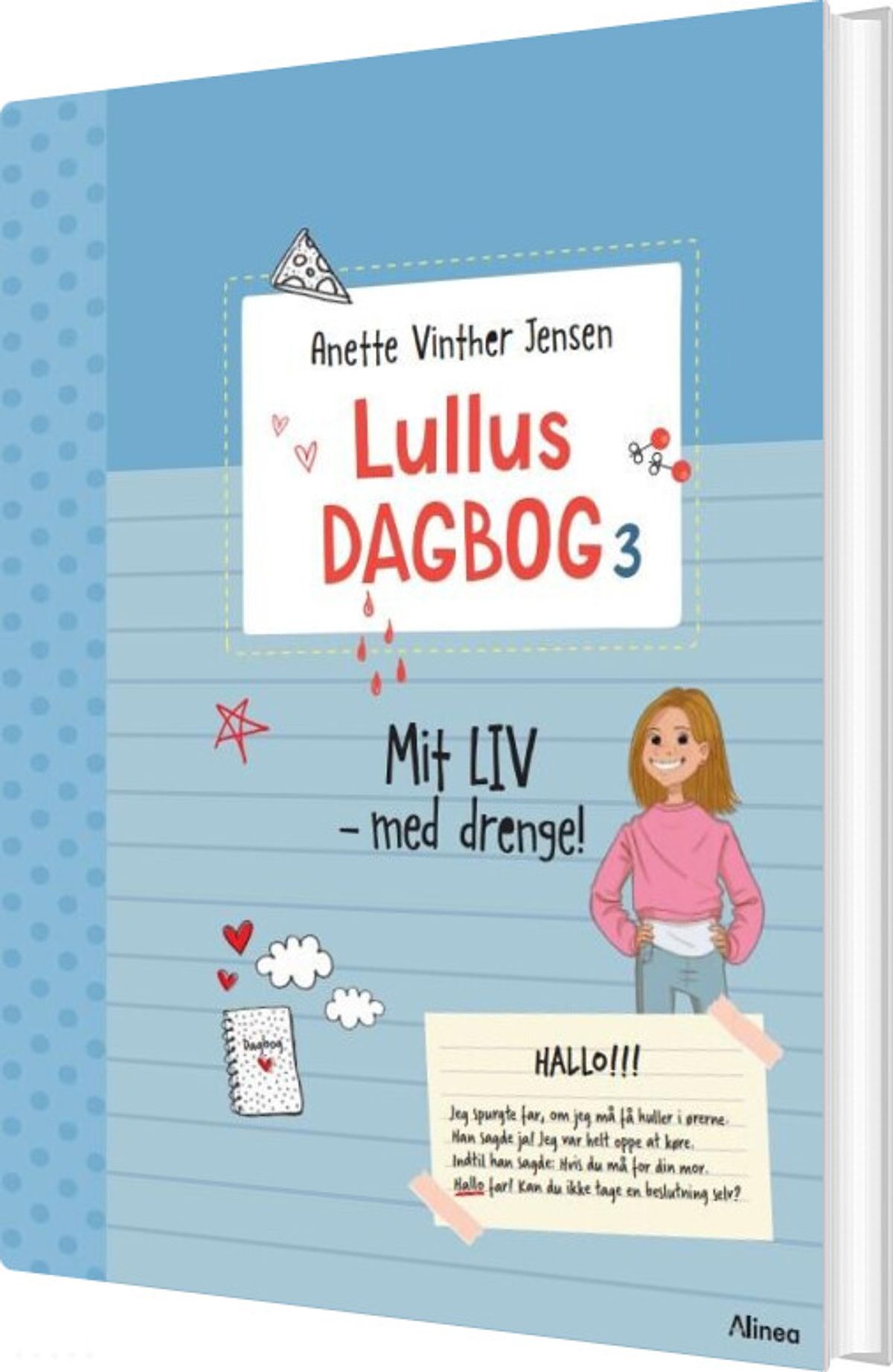 Lullus Dagbog 3 - Mit Liv - Med Drenge! - Anette Vinther Jensen - Bog