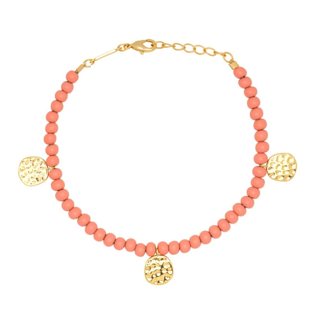 LULU Copenhagen Color Ball Bracelet Charmes - Burnt Coral