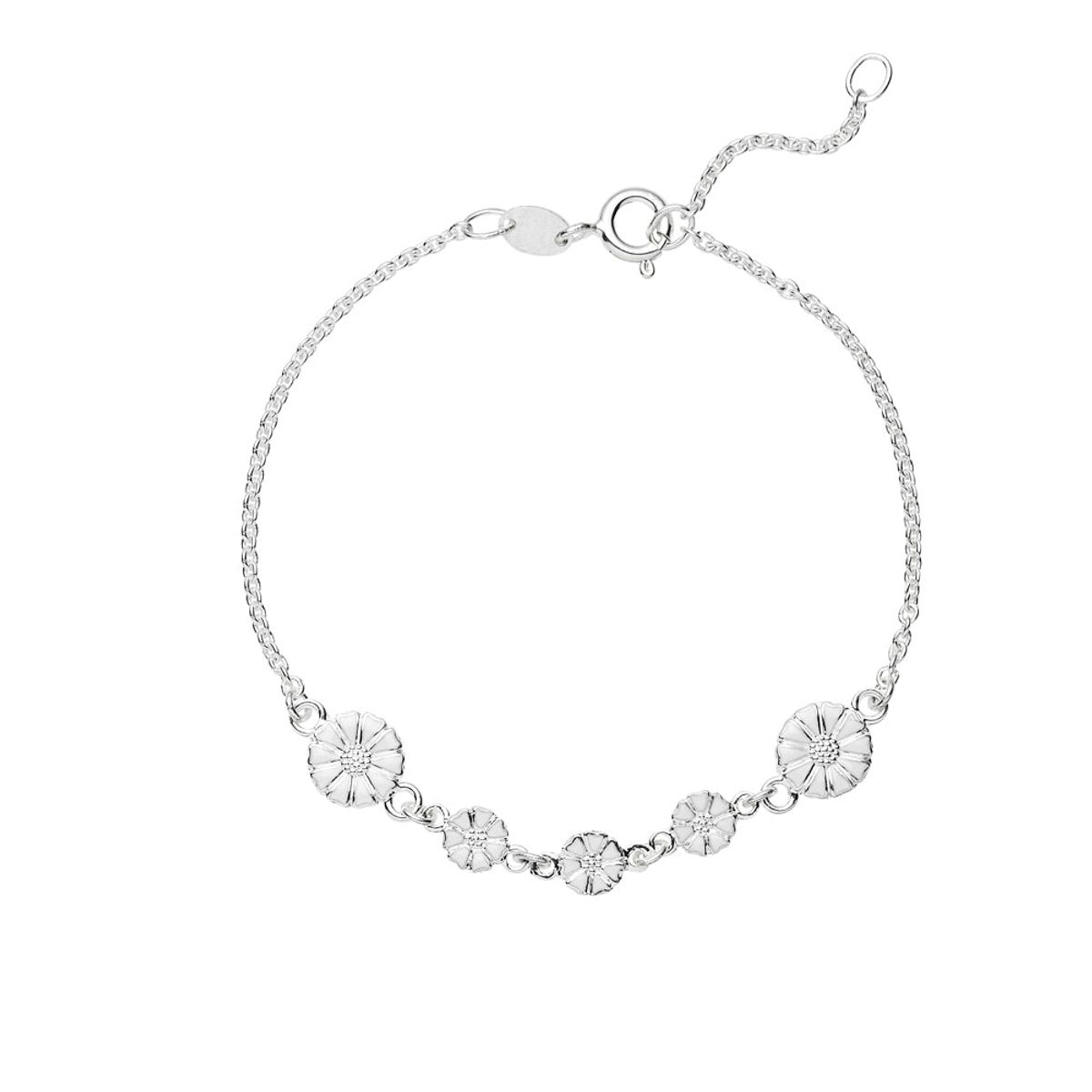 Lund Copenhagen - Marguerit armbånd i sølv - 90117519-h