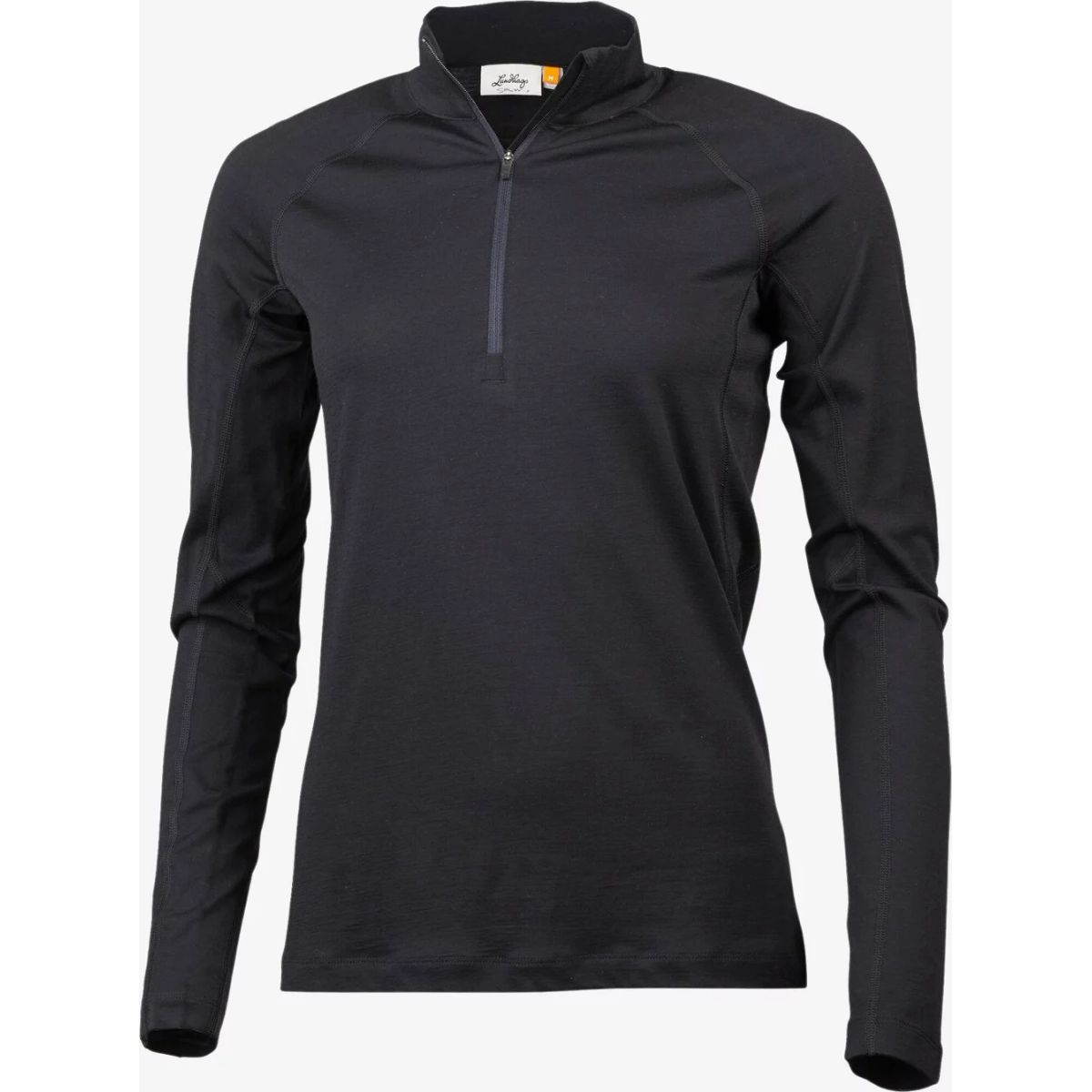 Lundhags - Gimmer Merino Lt dame 1/2 Zip (Black) - L