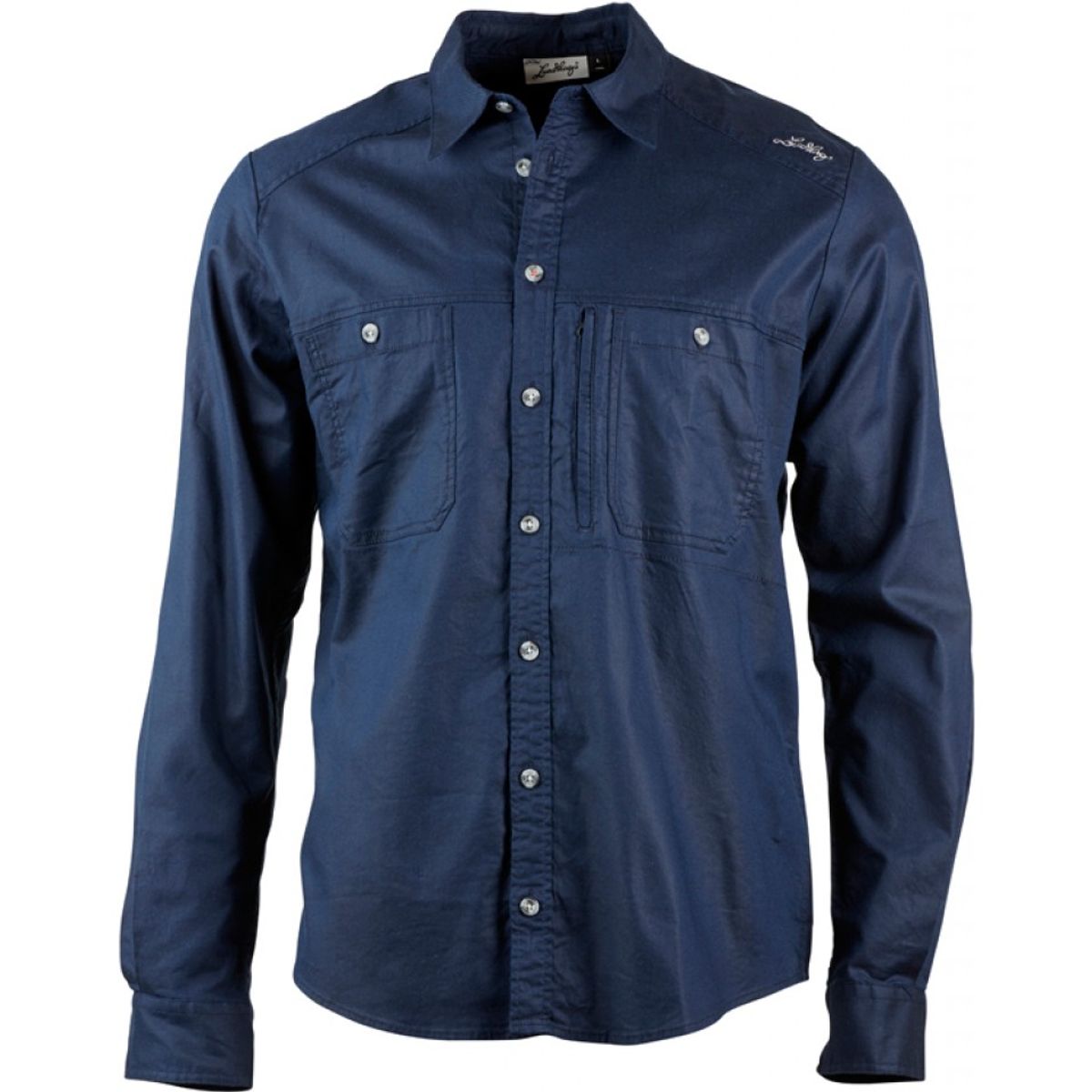 Lundhags Jaksa LS Shirt Blue Jay - M