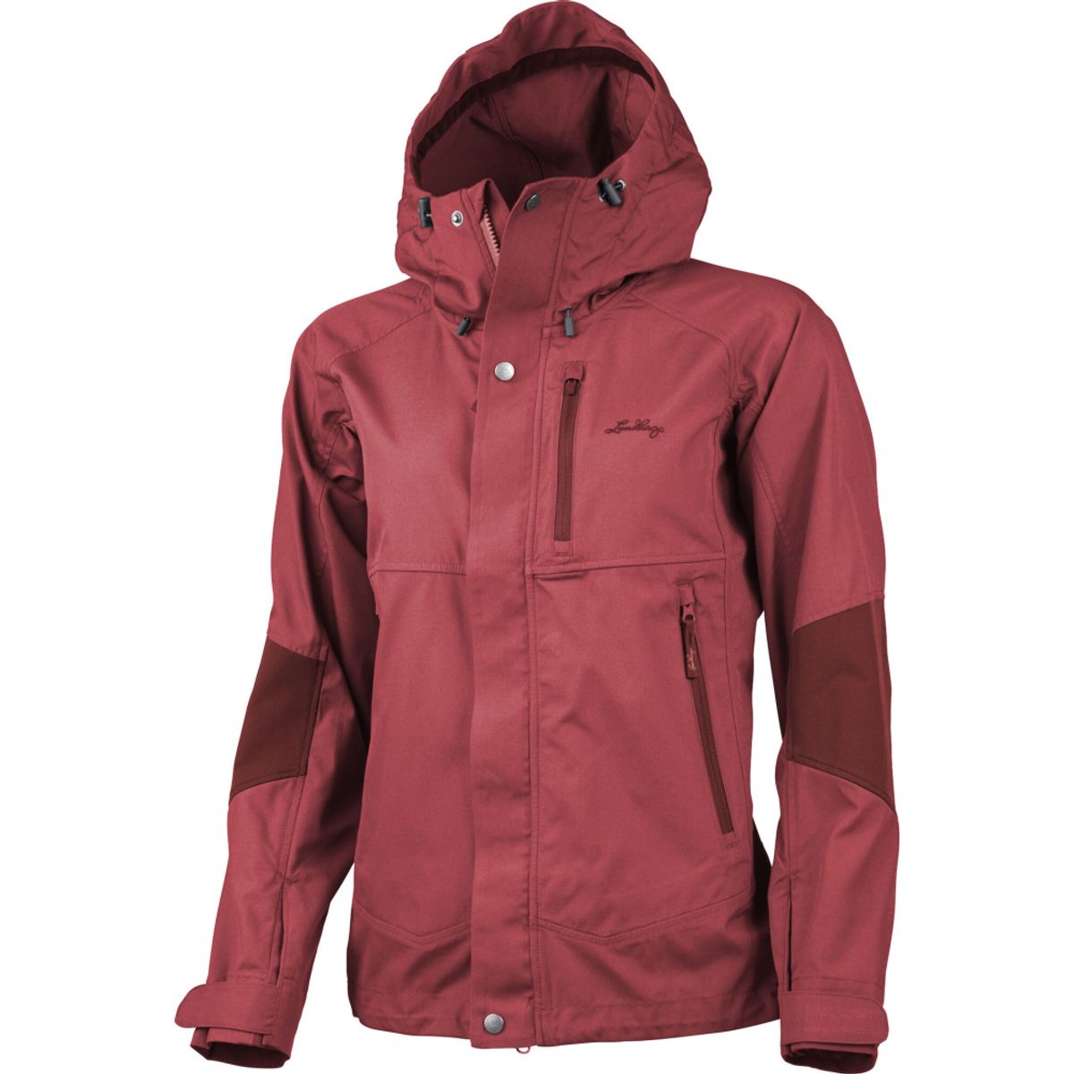 Lundhags Makke Jacket Women - Crystal-Dk Red - L