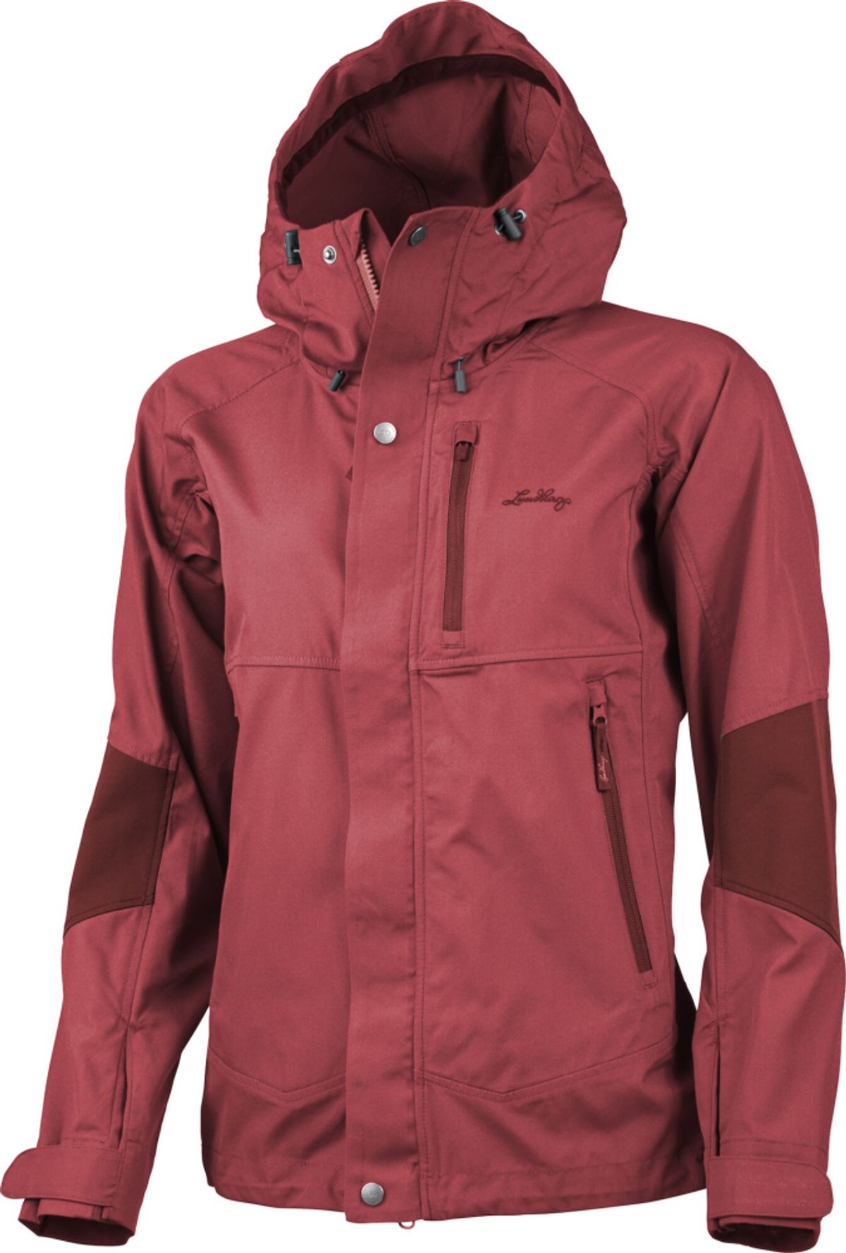 Lundhags Makke Jacket Women - Crystal-Dk Red - XS