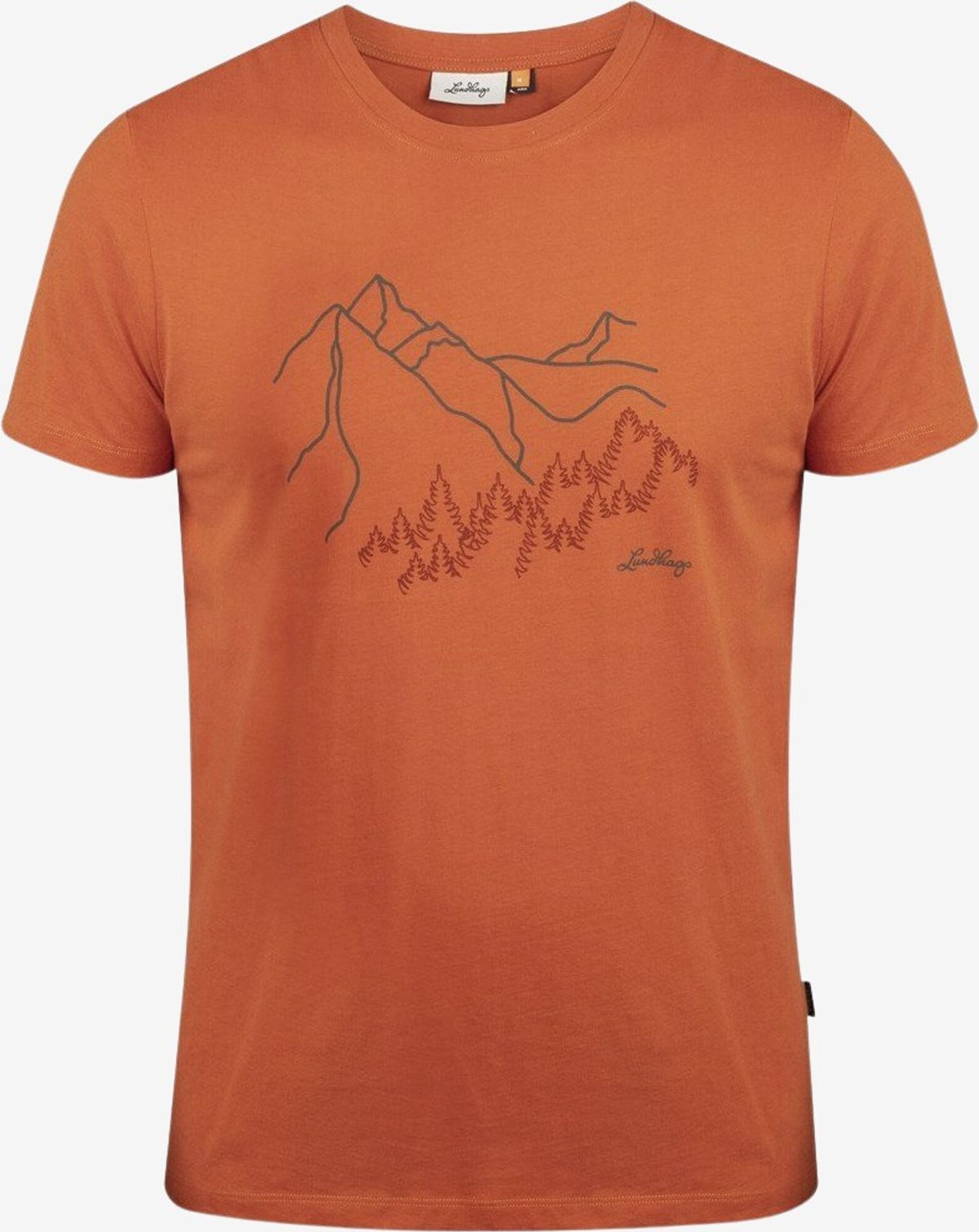 Lundhags - Mountain t-shirt (Rød) - 2XL