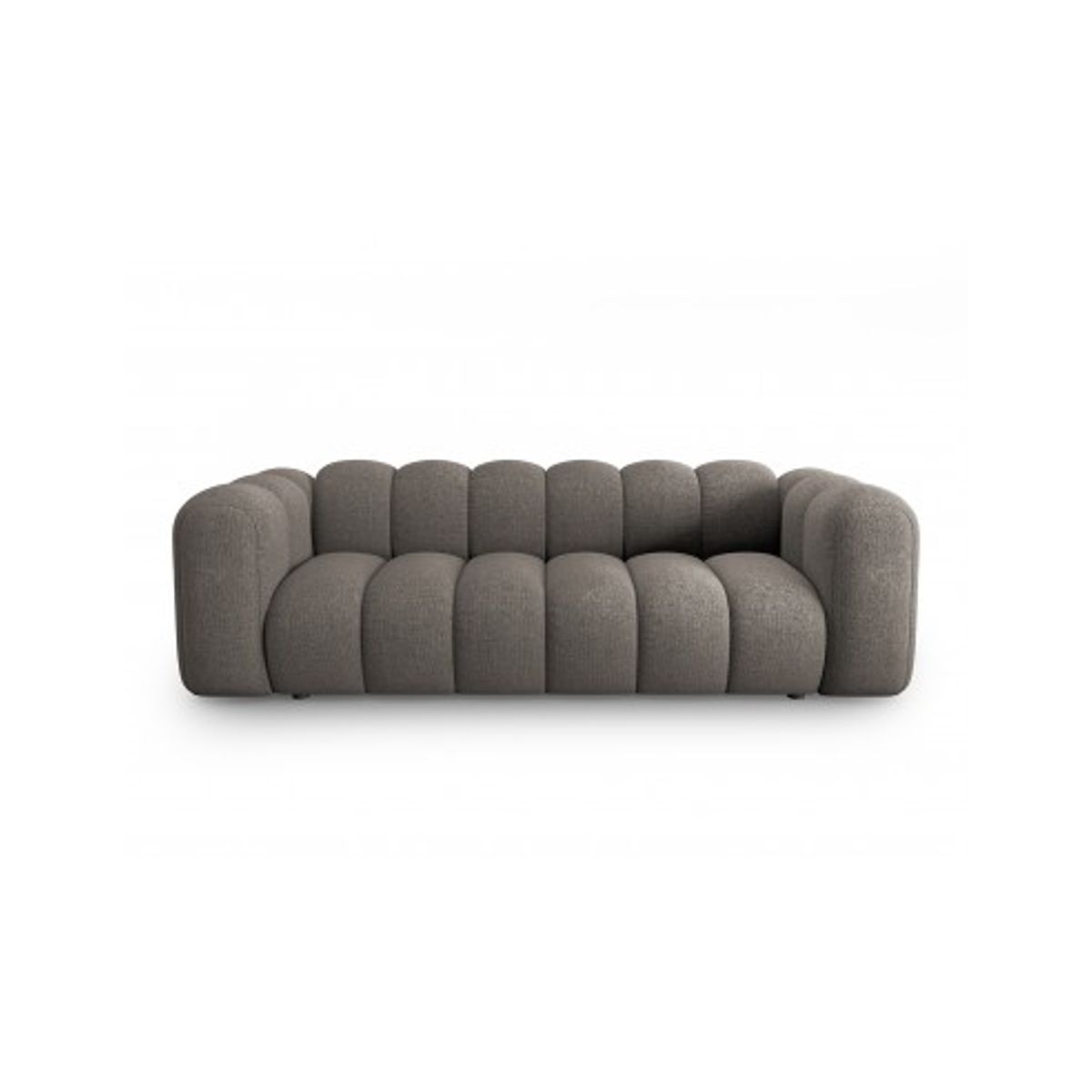 Lupine 3-personers sofa i chenille B228 x D87 cm - Sort/Grå