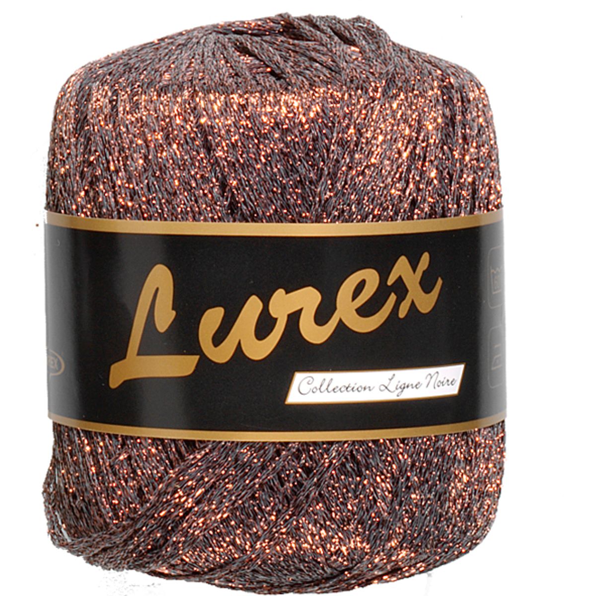 Lurex glimmergarn, bronze, 25 g, nr. 15