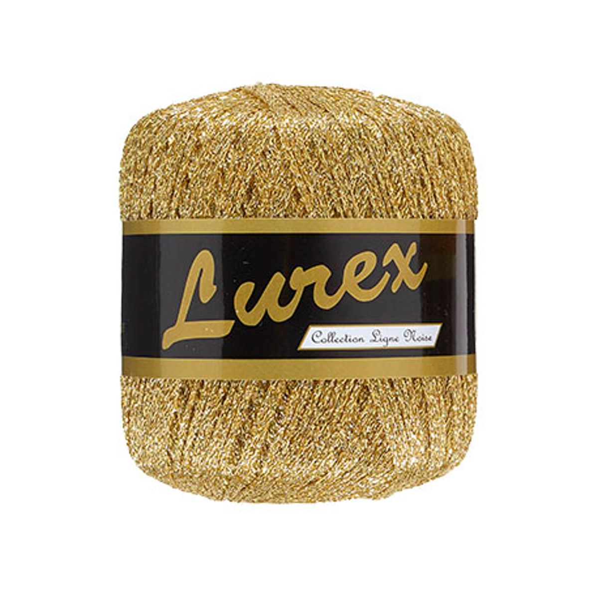 Lurex glimmergarn, guld, 25 g, nr. 2