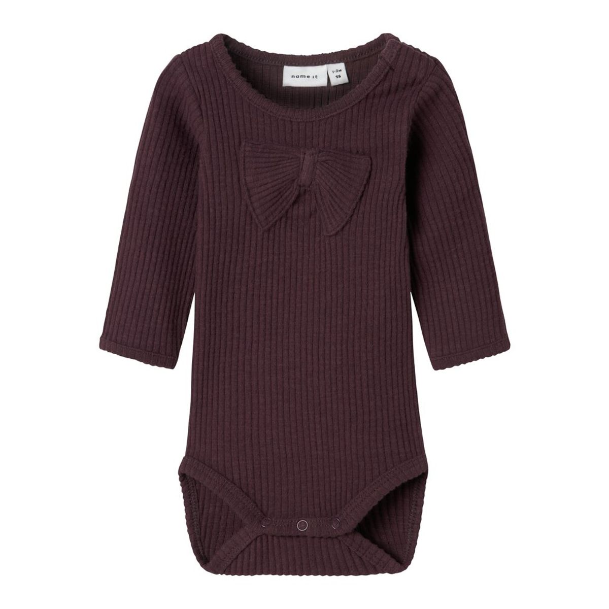 Lusai langærmet body - PLUM PERFECT - 50