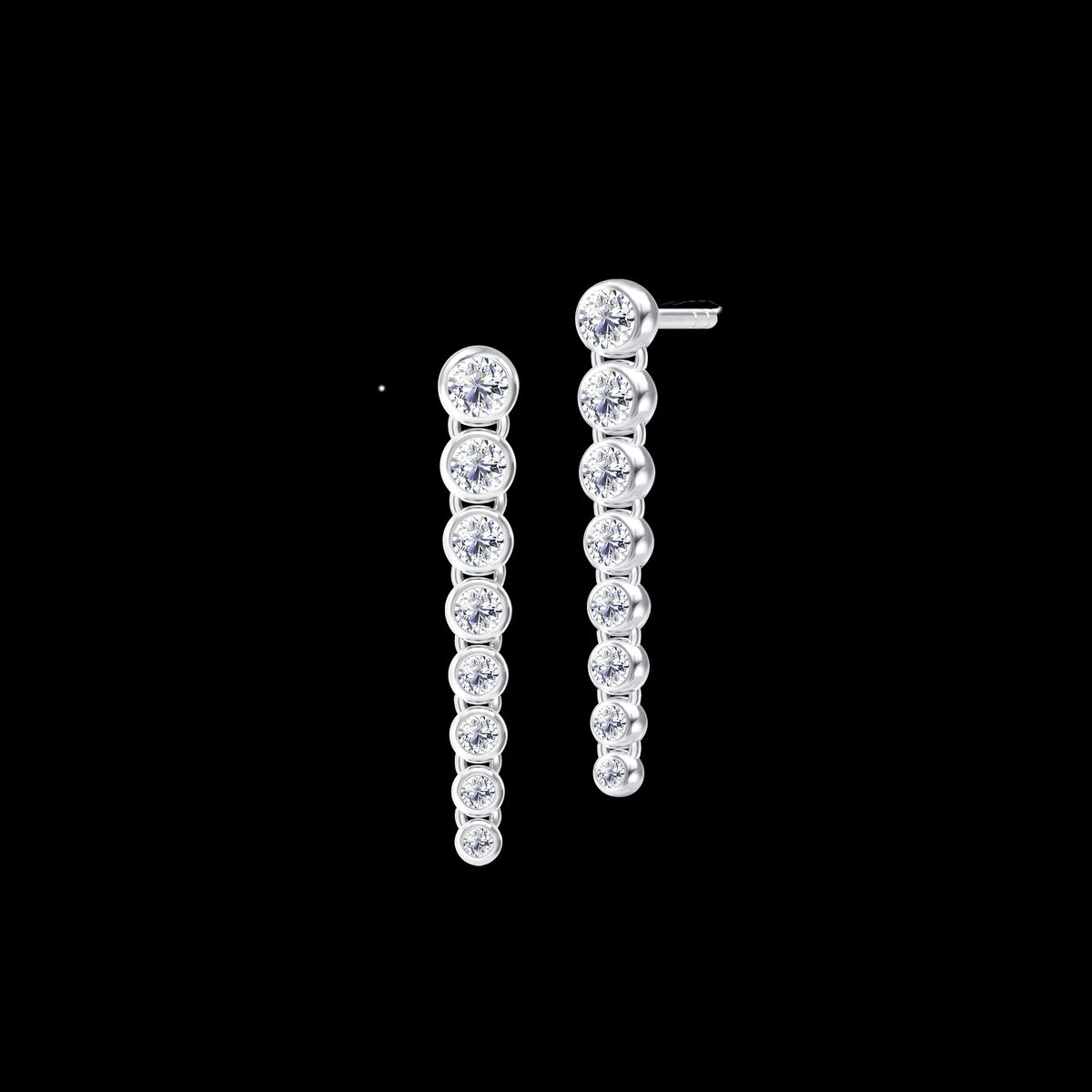 Luster Earring Top Wesselton Diamond