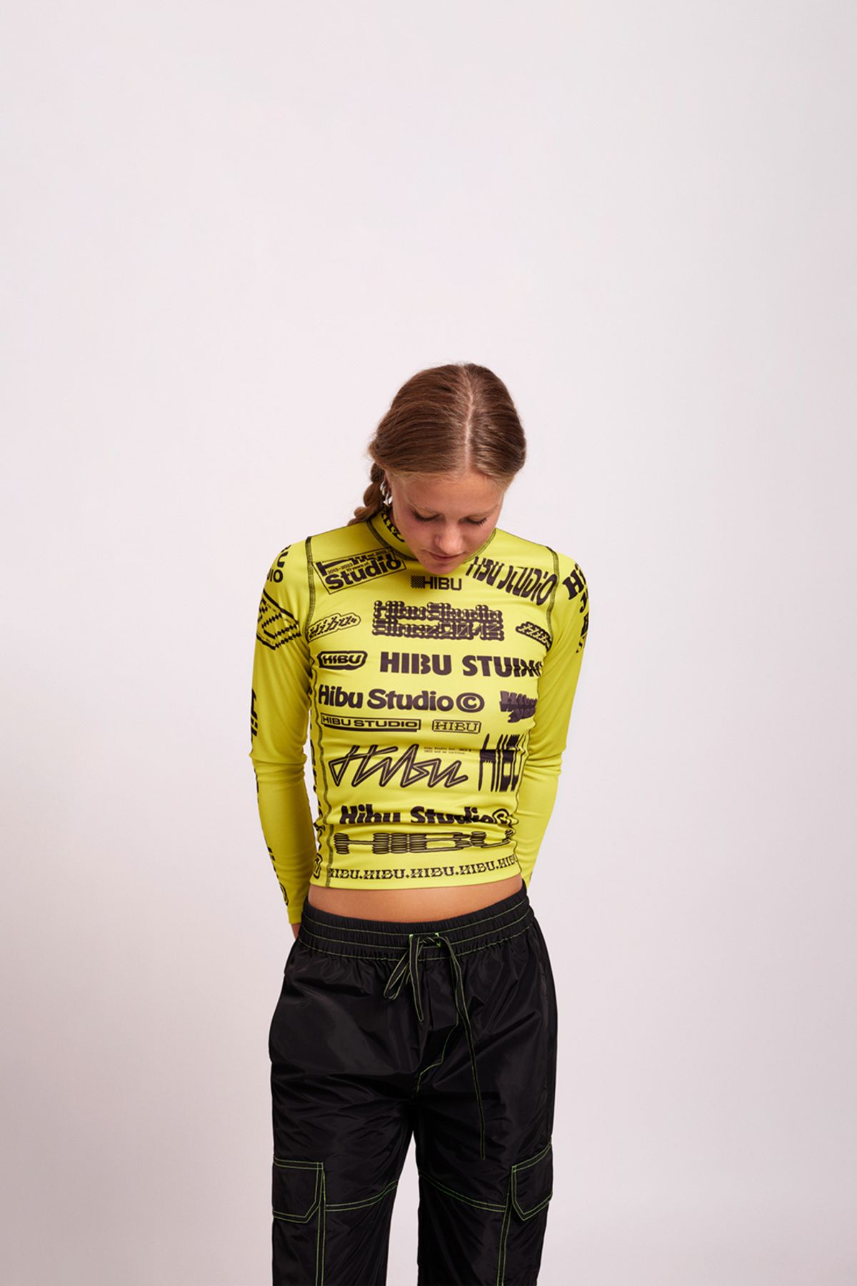 LYCRA CYCLING LONGSLEEVE YELLOW TOP - L