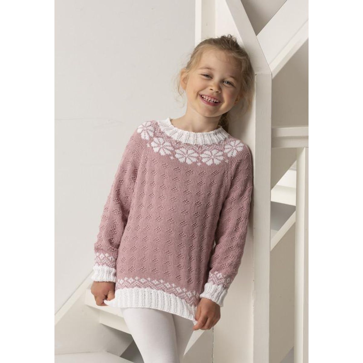 "Lydia" Genser - Viking Design 2015-4B Kit - 2-12 År - Viking Bambino, fra Viking