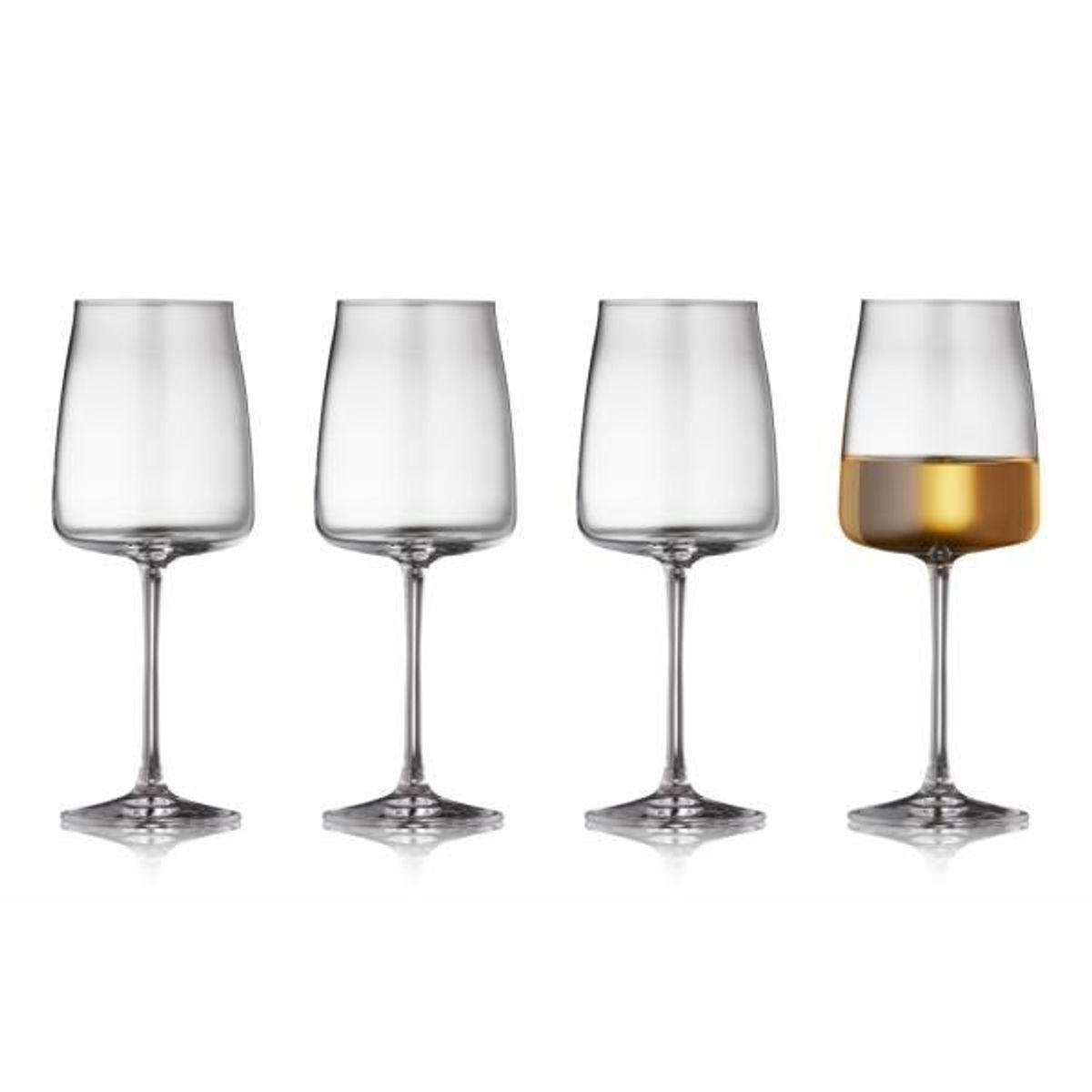 Lyngby Glas Krystal Zero Hvidvinsglas - 4 stk.