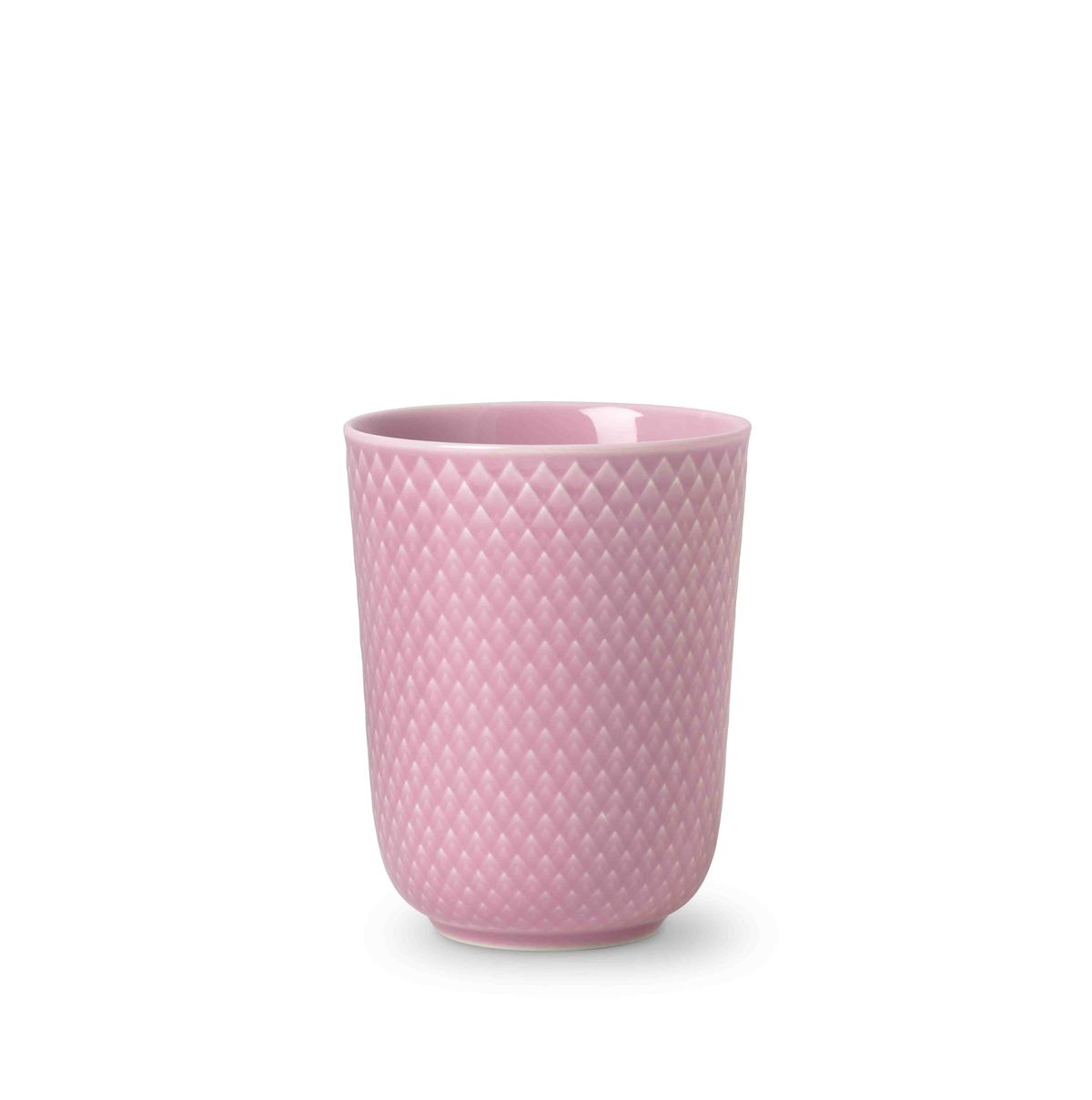 Lyngby Porcelæn - Rhombe Krus 33 cl rosa porcelæn