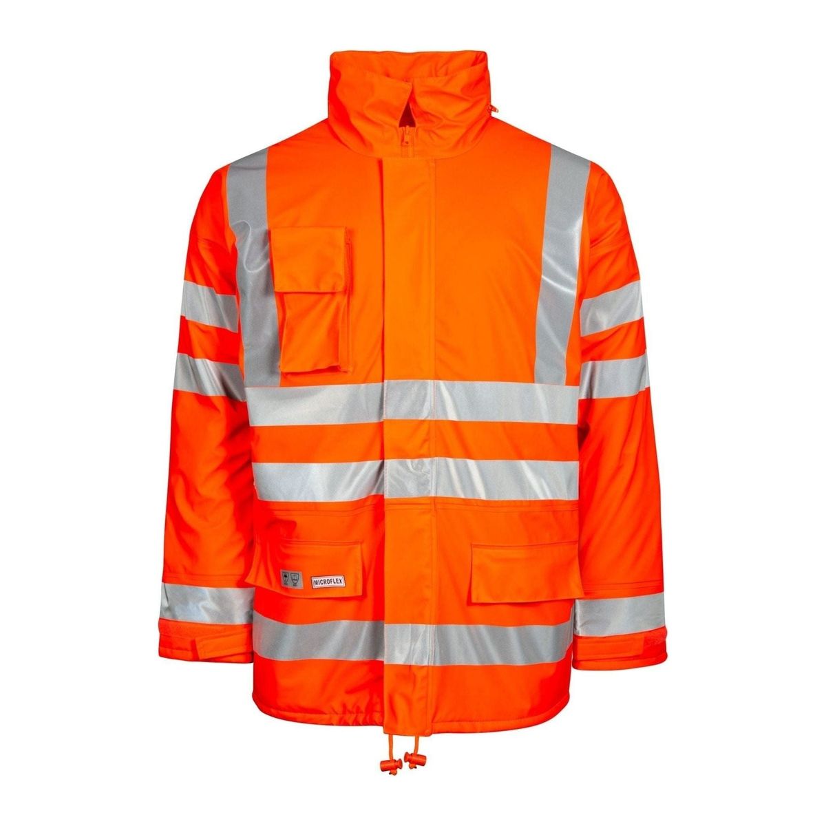 Lyngsøe Hi-vis Vinterregnjakke PU m foer LR28