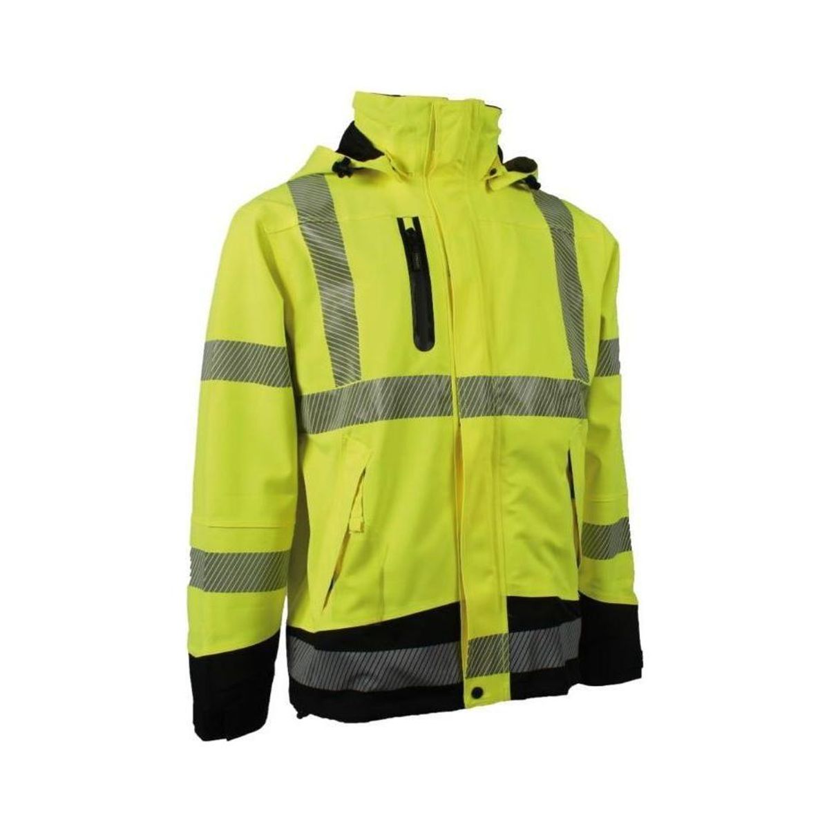 Lyngsøe Hi-vis åndbar regnjakke 4WS-5057