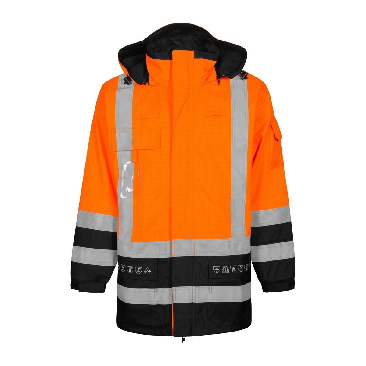 Lyngsøe multinorm Hi-vis jakke rivfast ARC-LR17095