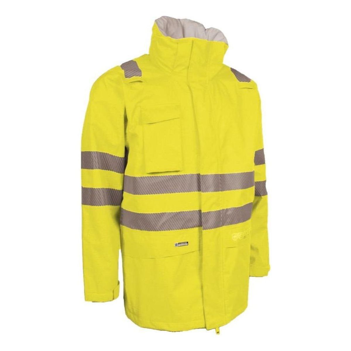 Lyngsøe multinorm Hi-vis jakke rivfast med foer ARC-LR13055