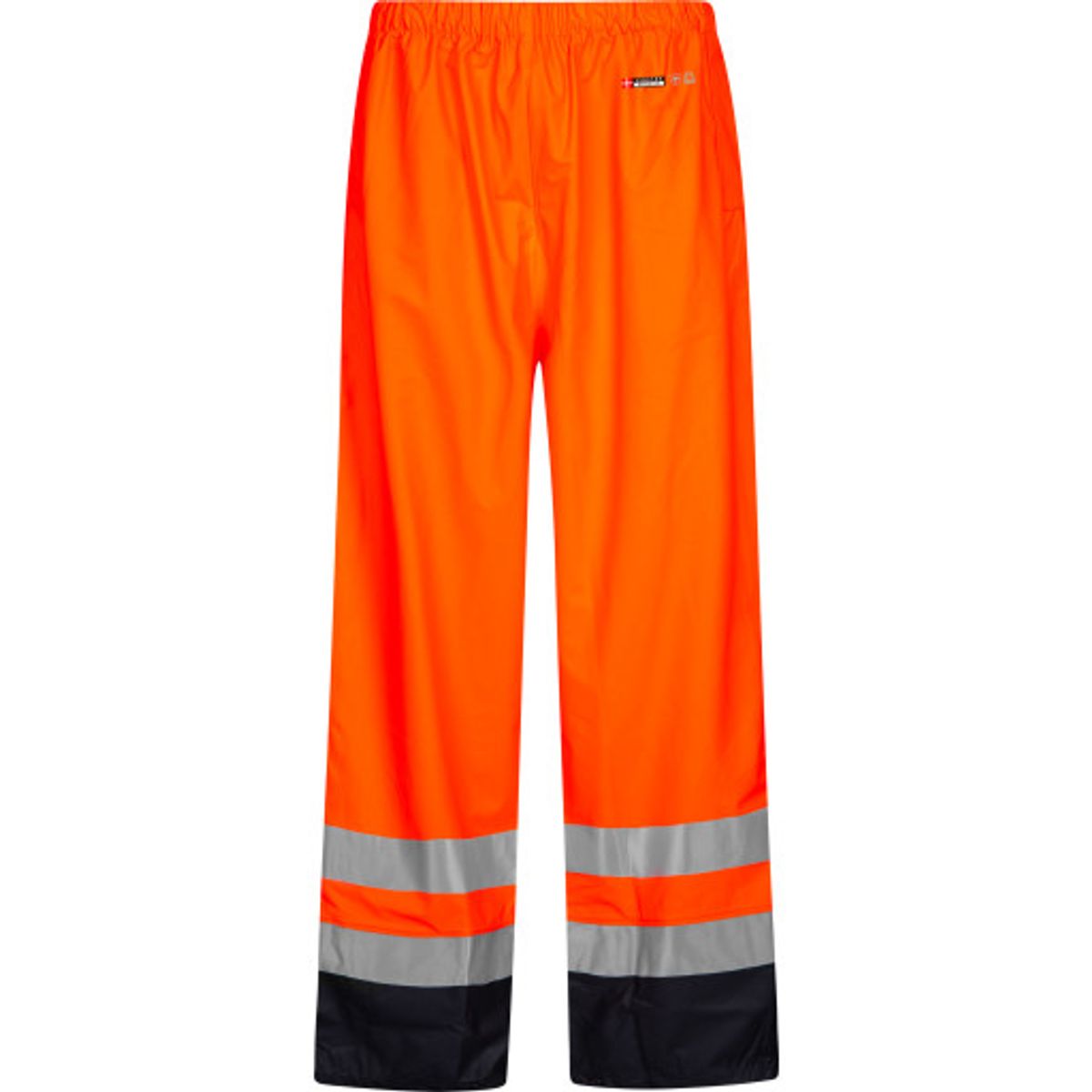 Lyngsøe PU regnbuks, High-Vis orange/marine, klasse 2, str. XL