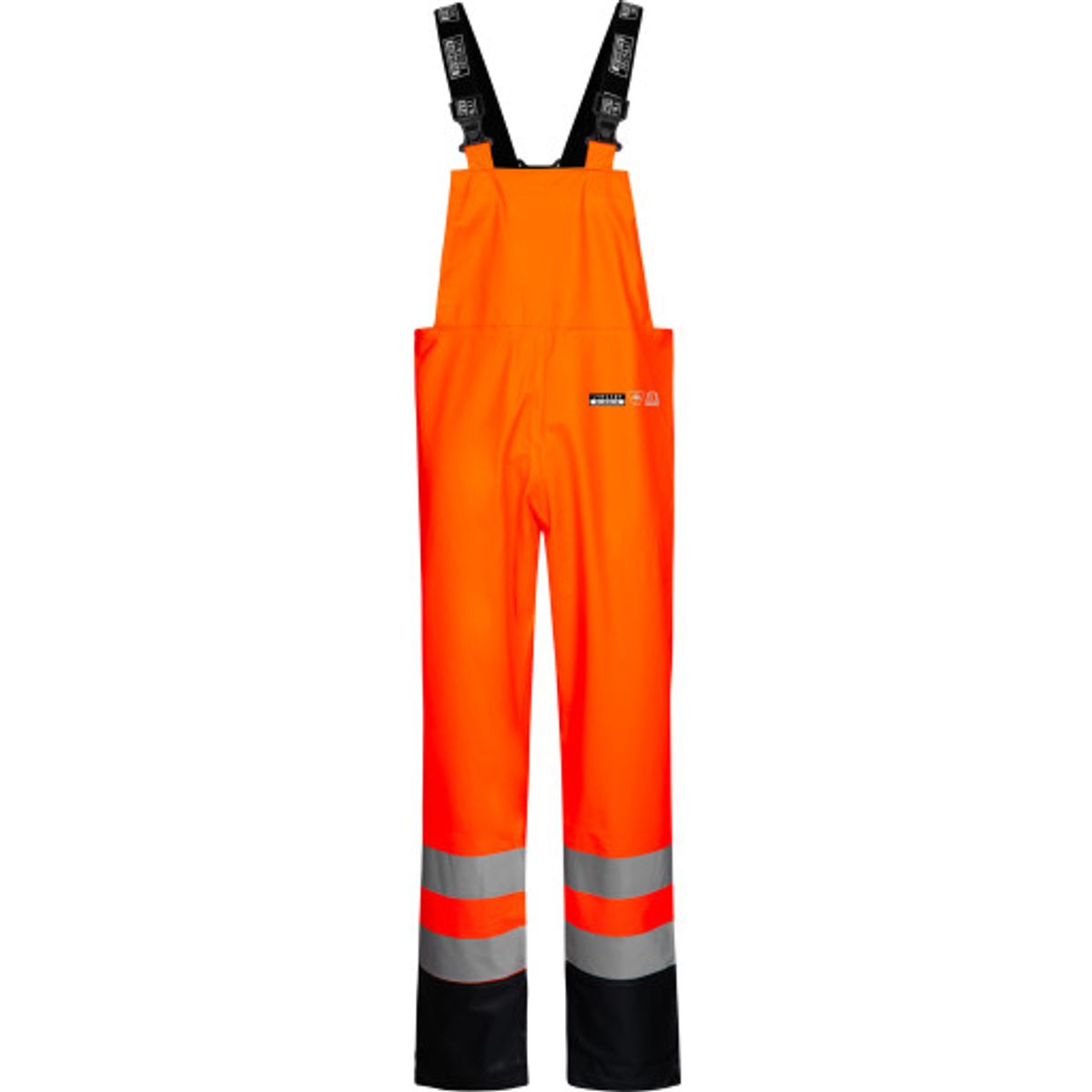 Lyngsøe PU regnoverall, High-Vis orange/marine, klasse 2, 4XL