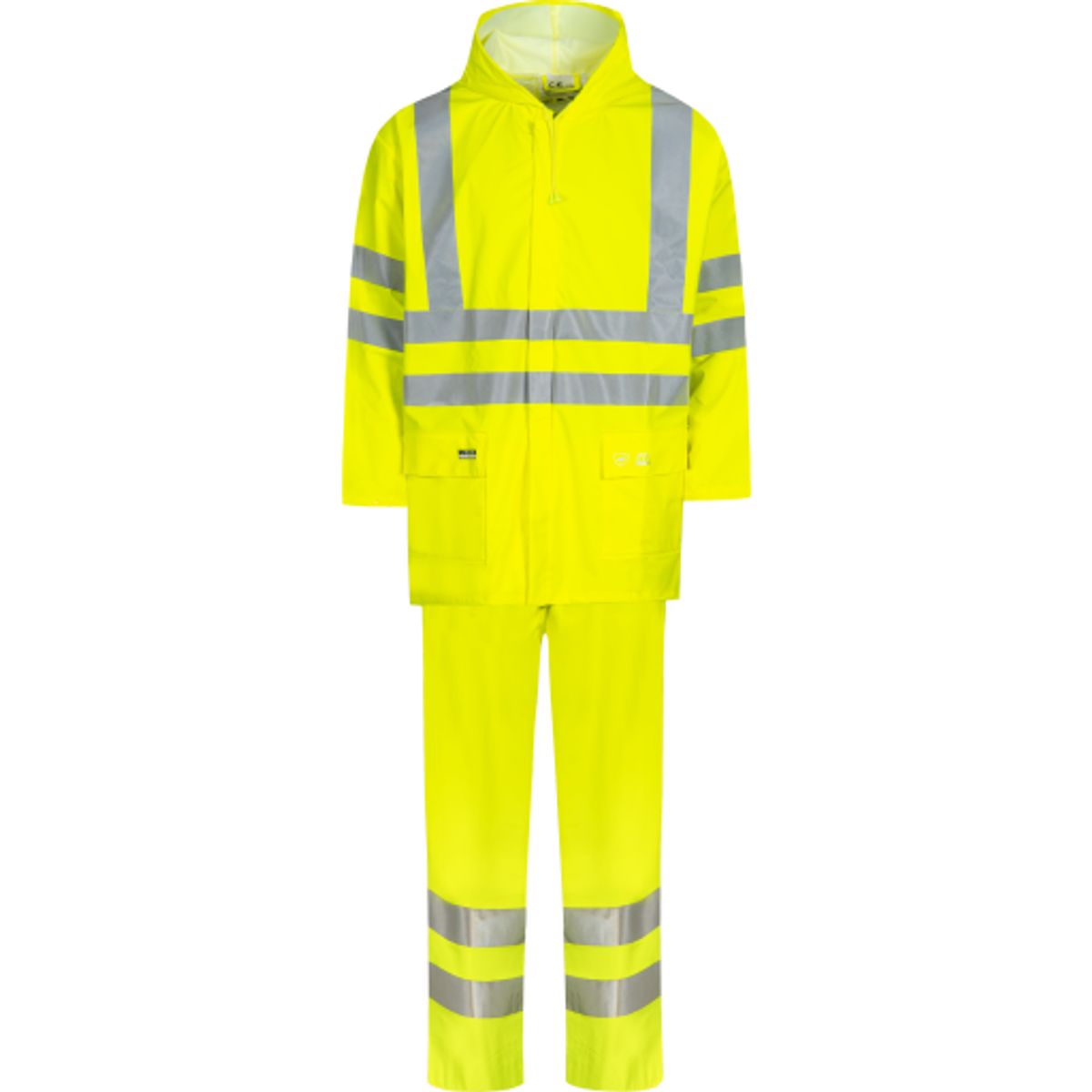 Lyngsøe PU regnsæt, High-Vis gul, klasse 3, str. 3XL