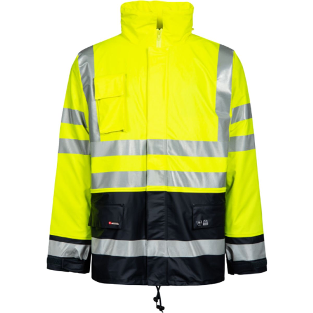 Lyngsøe regnjakke LR32-53/03 , high-vis gul str. 2XL