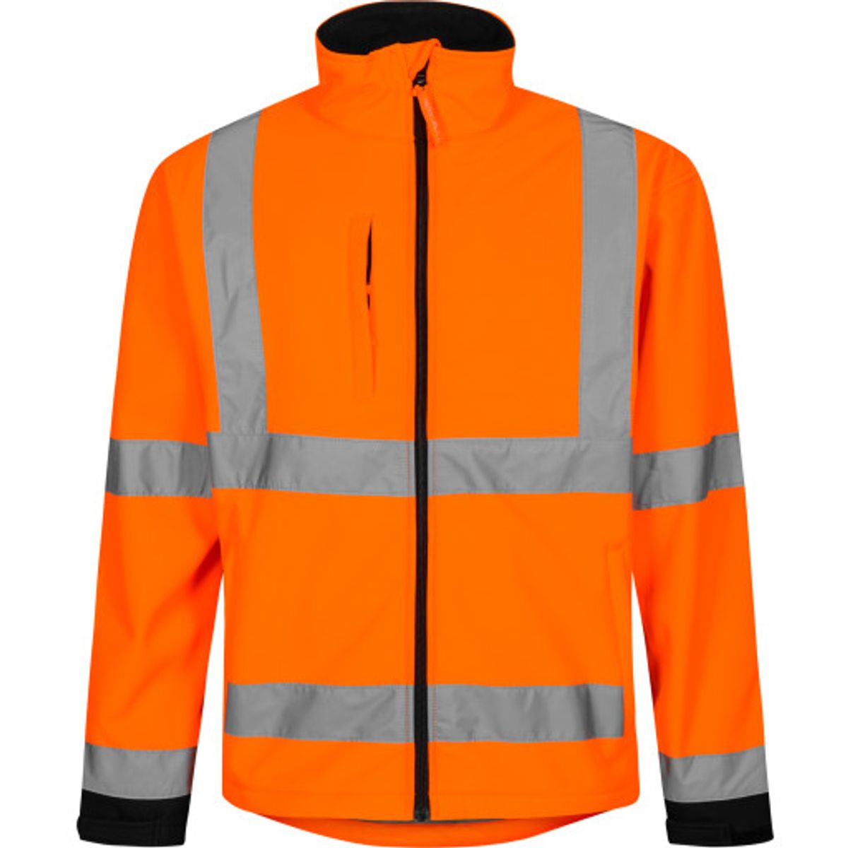 Lyngsøe softshelljakke FOX471, High-Vis kl.3 orange/sort, 4XL