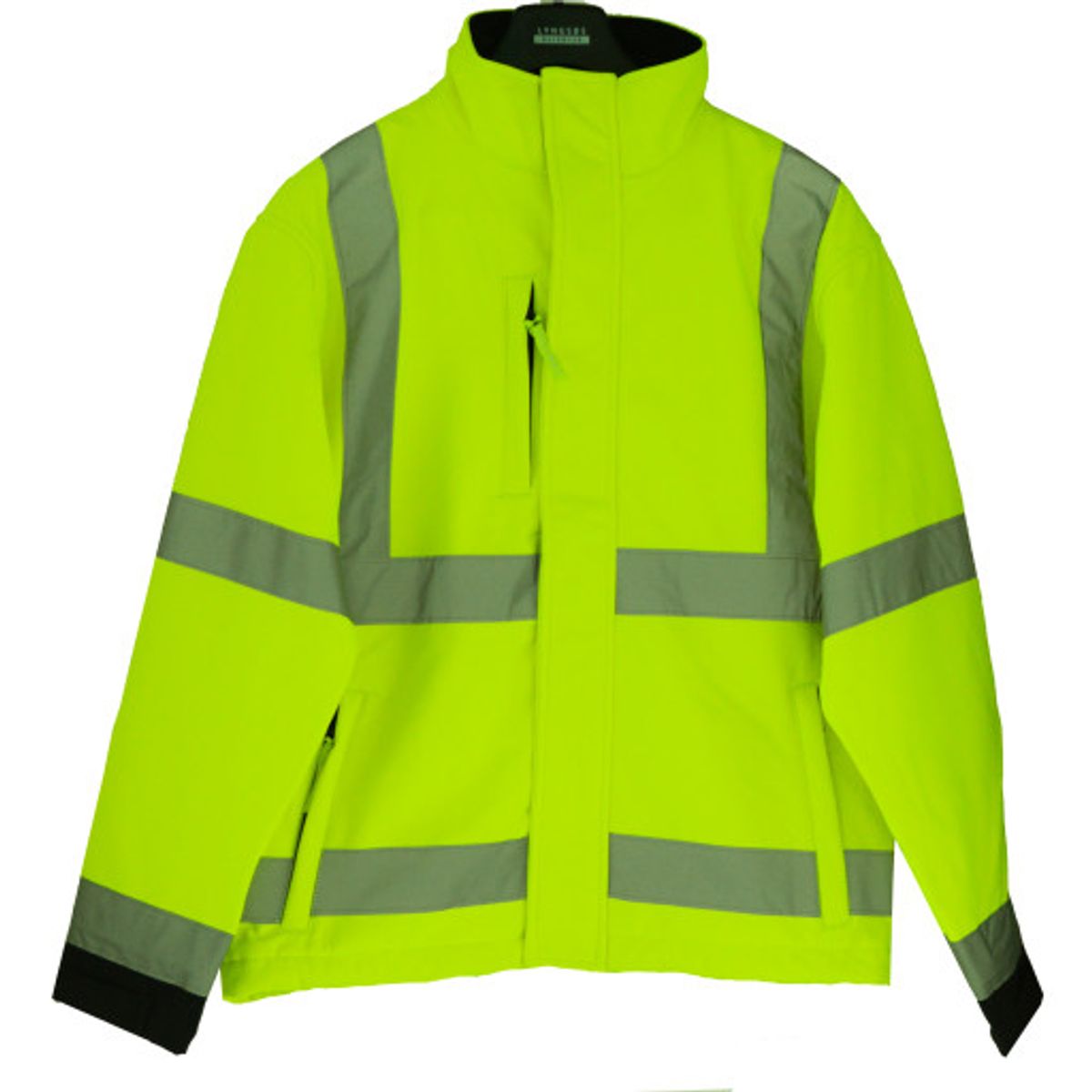 Lyngsøe softshelljakke FOX471S, High-Vis kl.3 gul/sort, str. XL