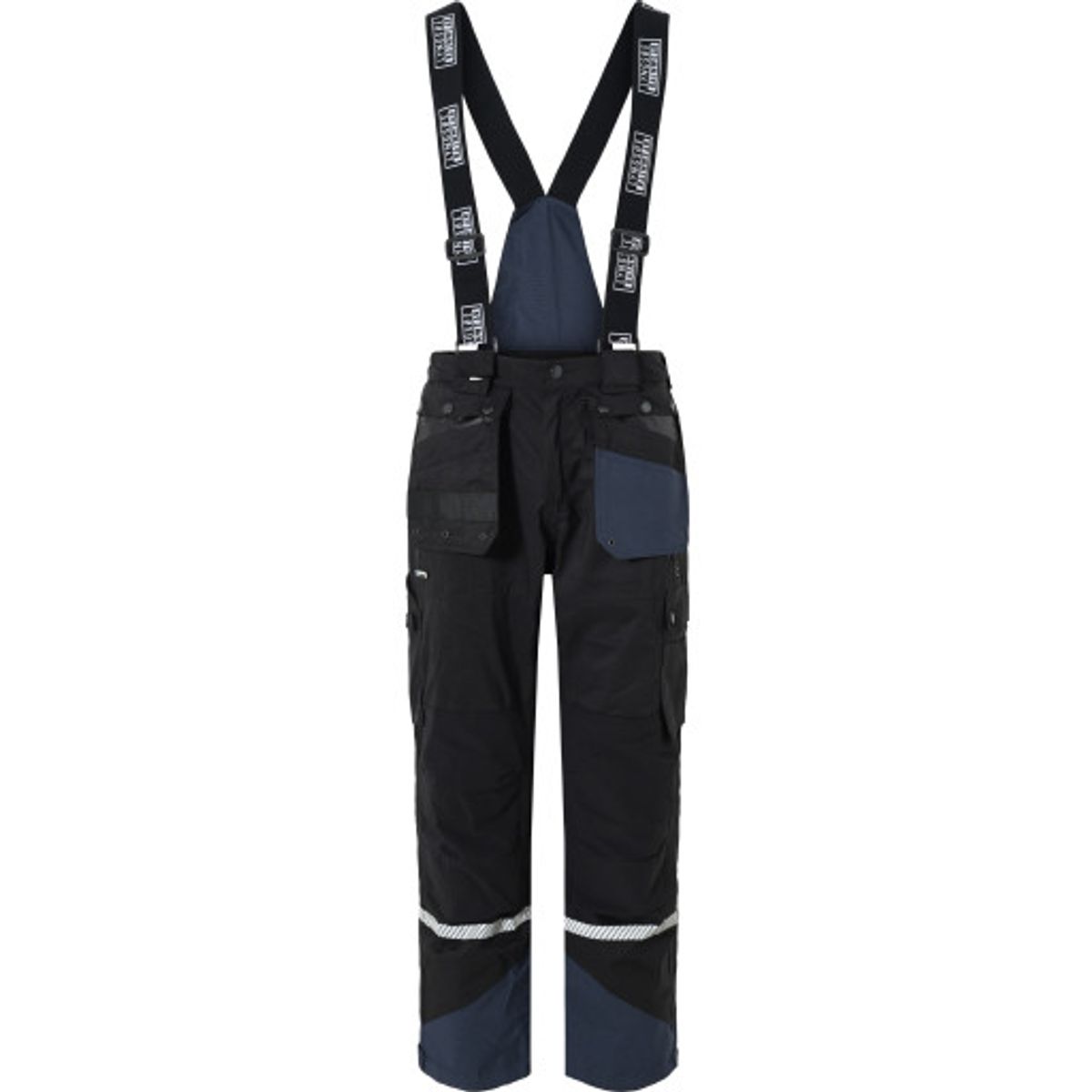 Lyngsøe åndbar regnbuks stretch FOX4WS-4083, sort/marine, 2XL