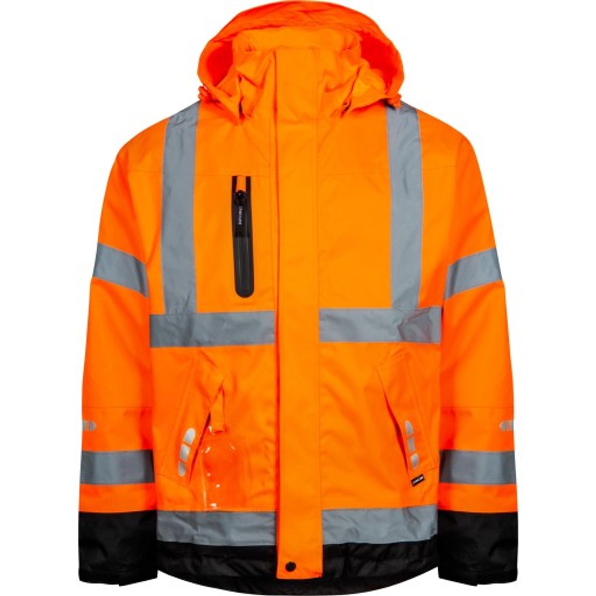 Lyngsøe åndbar, slidstærk regnjakke FOX9057 kl.3 orange/sort 4XL