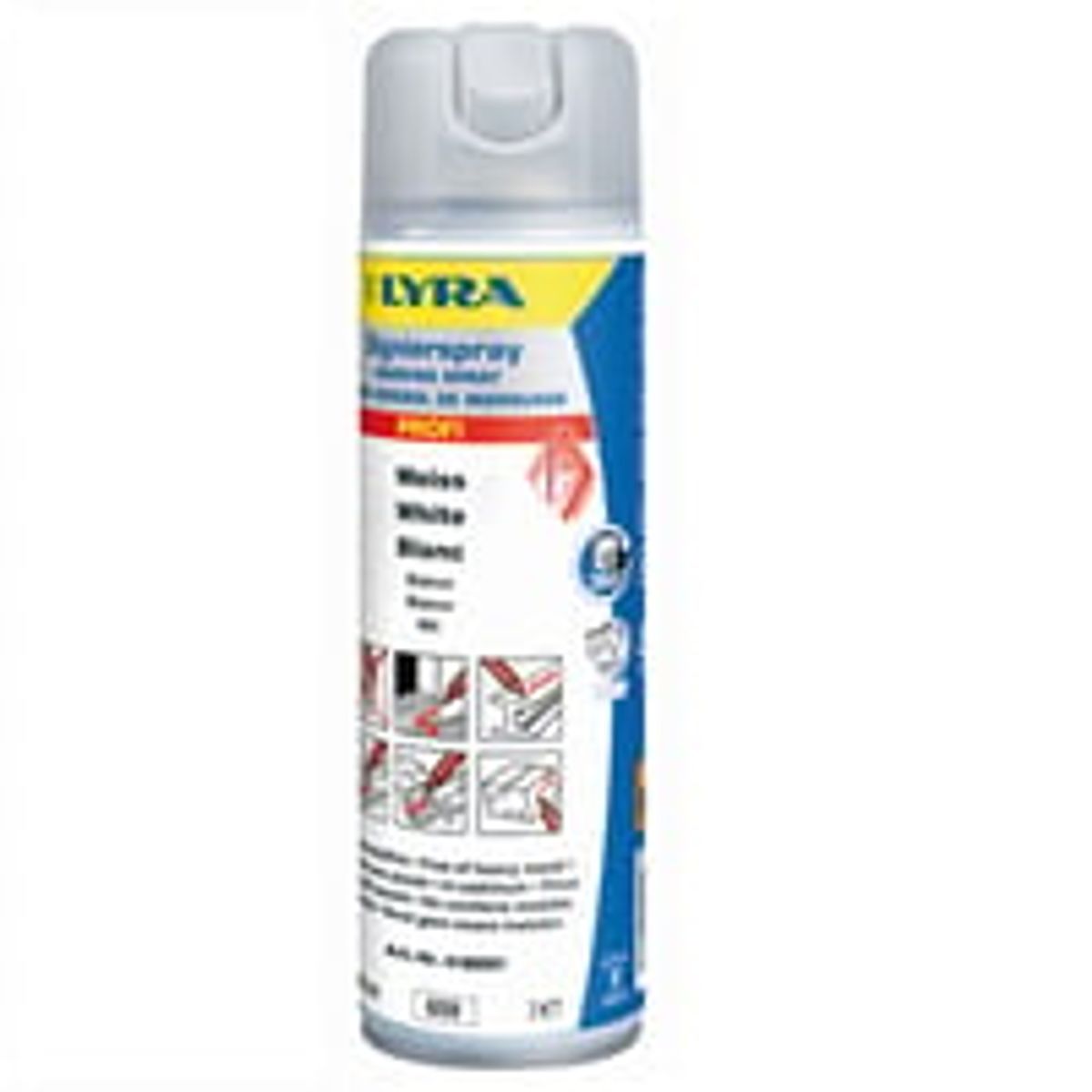 Lyra Markeringsspray Hvid - 500 ml