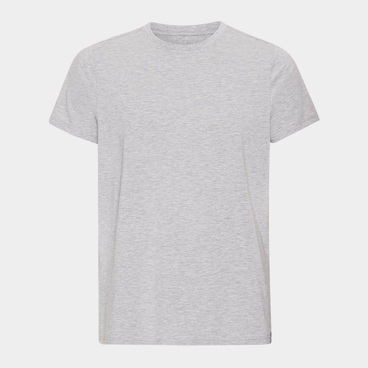 Lysegrå bambus T-shirt med crew neck fra Copenhagen Bamboo, M