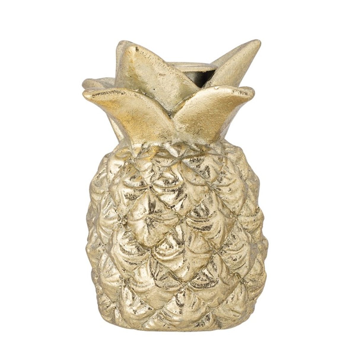 Lysestage guldfarvet ananas design "Aiea" - Bloomingville H: 10,5