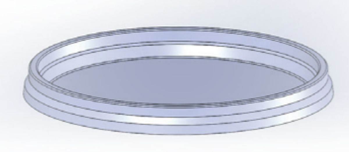 Låg T/condibøtte Rund Ø 9,5 Cm