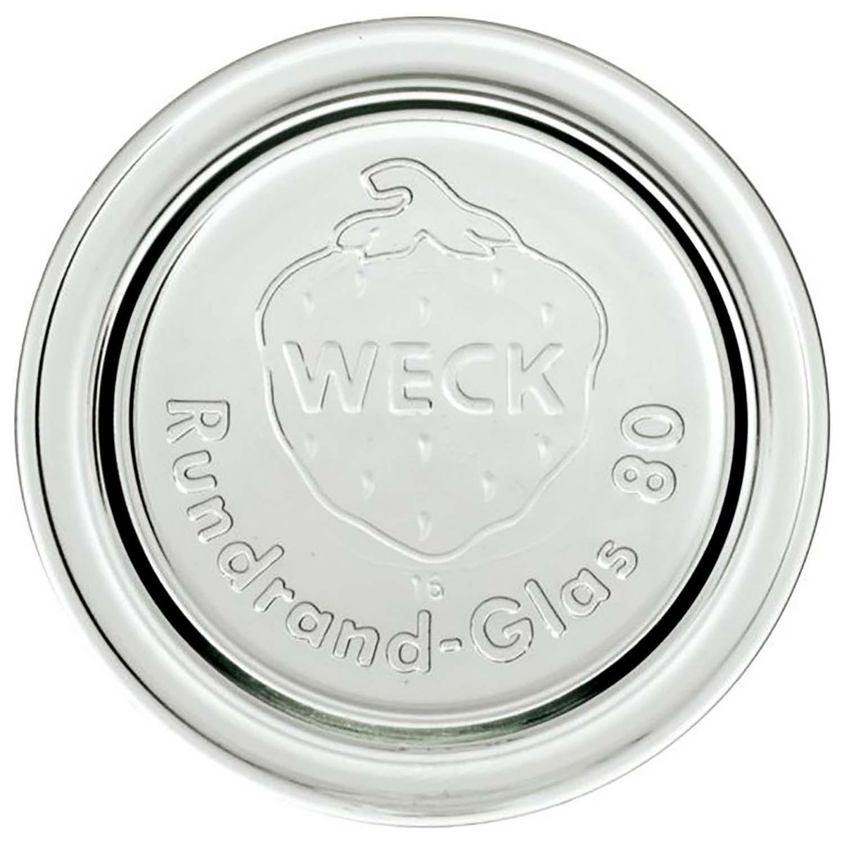 Låg til Weck patentglas, Ø8,6 cm