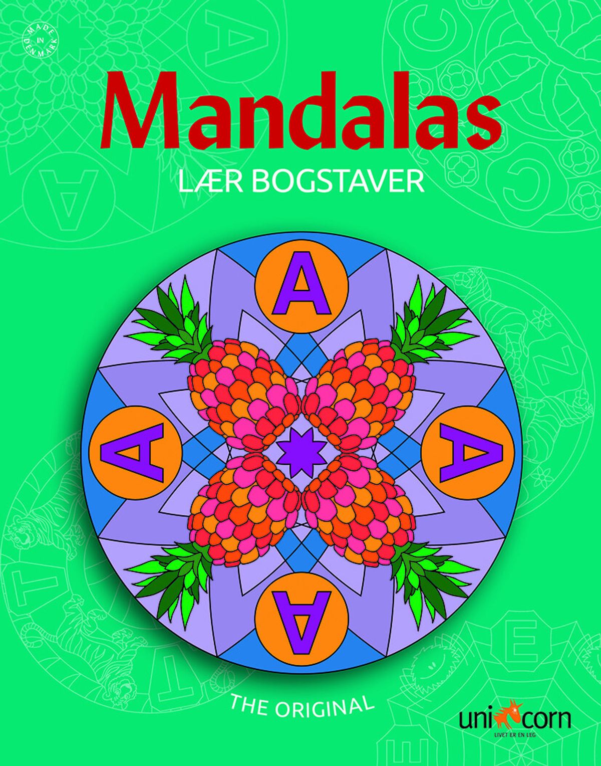 Lær Bogstaver Med Mandalas - Diverse - Bog