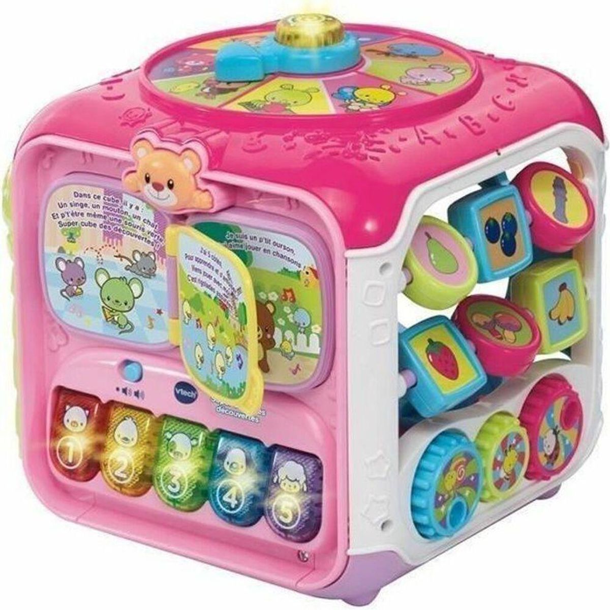 Lærerigt Spil Vtech Baby Super cube des découvertes rose (FR)