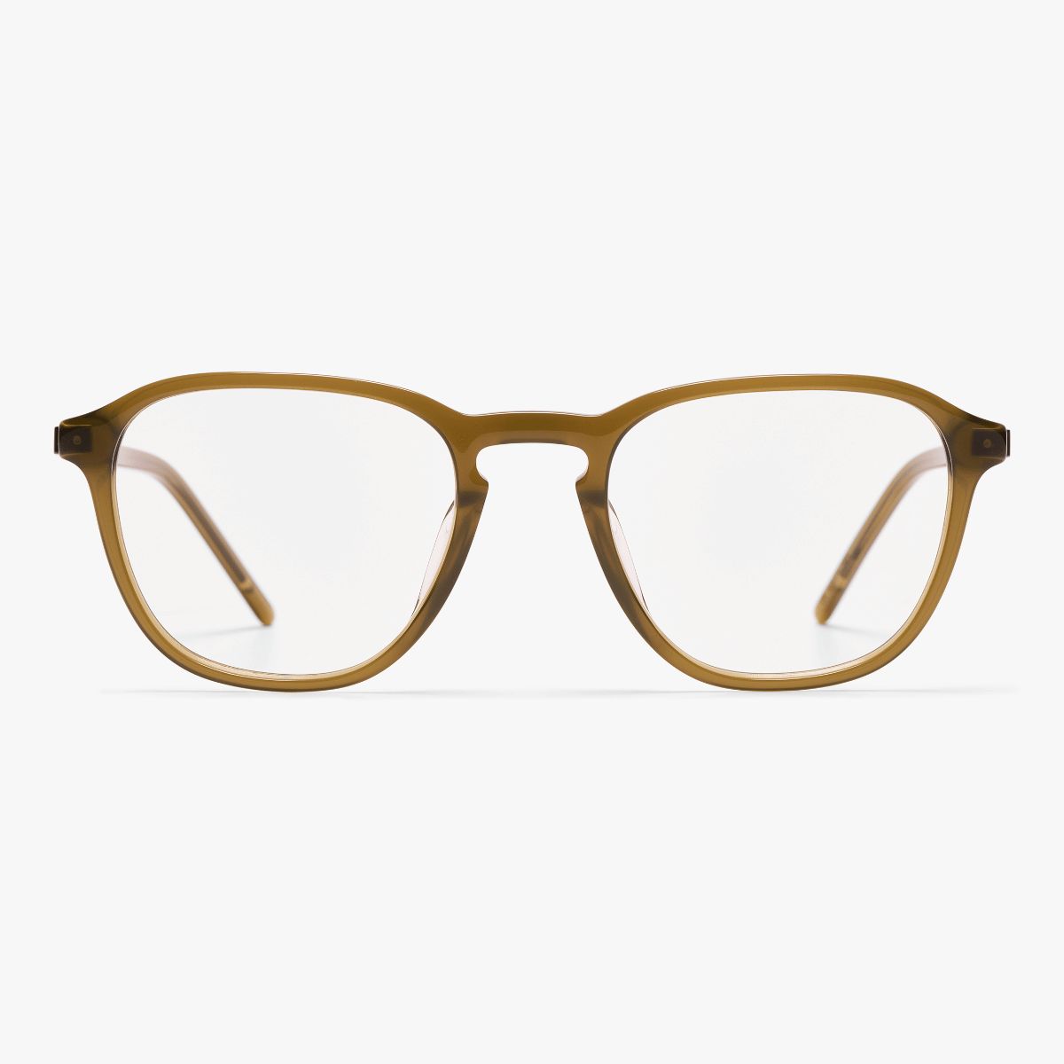 Læsebriller +1.5 -Men's Rønne Shiny Olive - Luxreaders