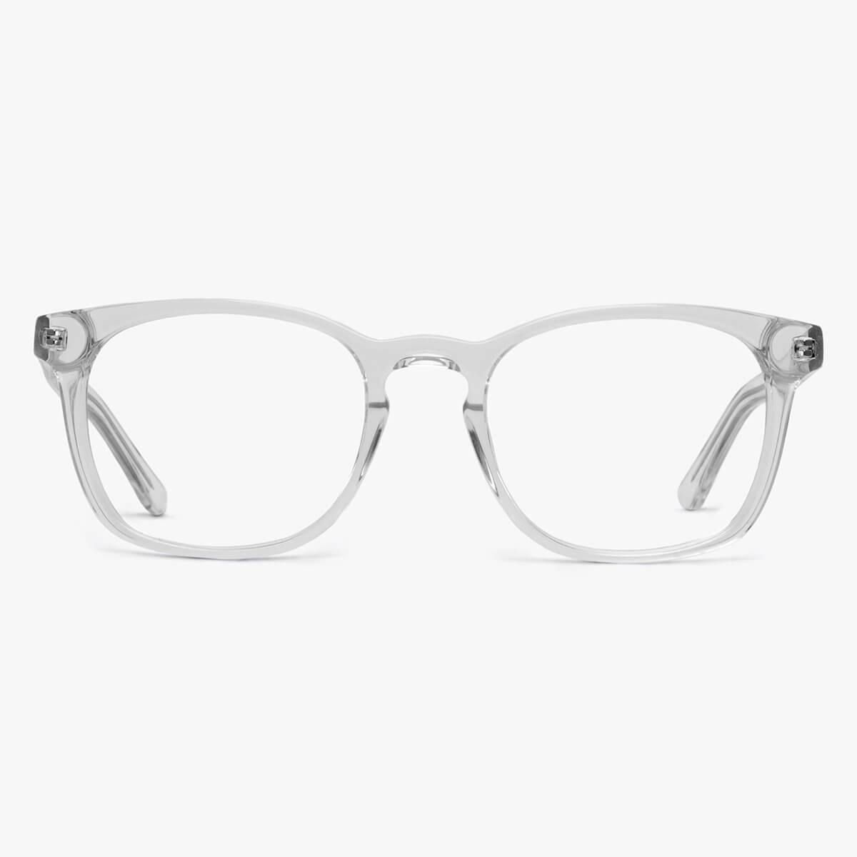 Læsebriller +1 -Men's Bornholm Crystal White - Luxreaders