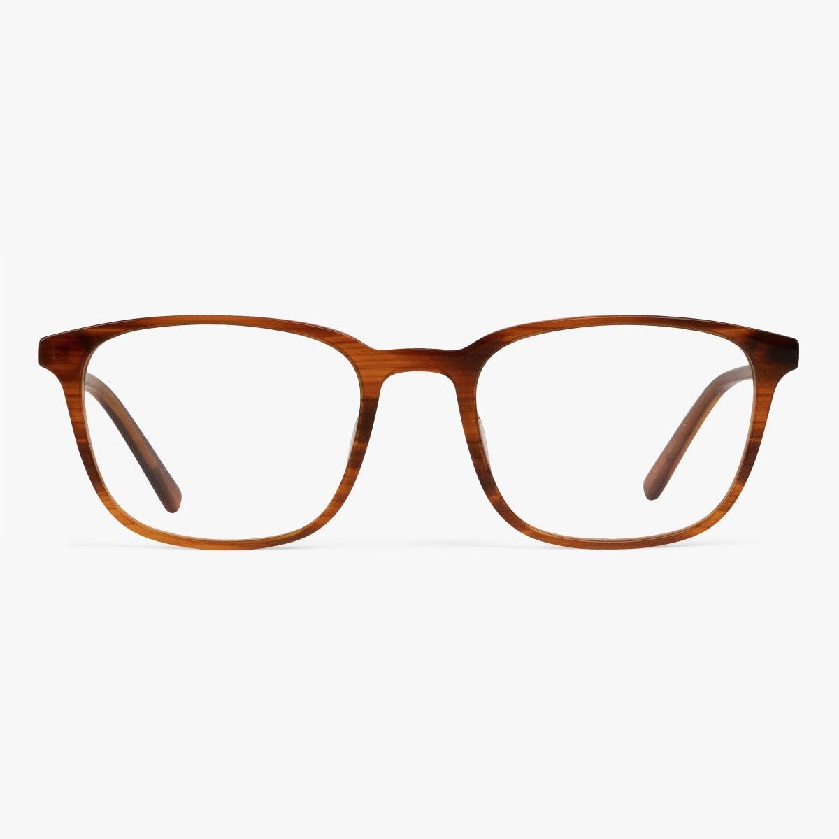 Læsebriller +2.5 -Men's Ebeltoft Shiny Walnut - Luxreaders