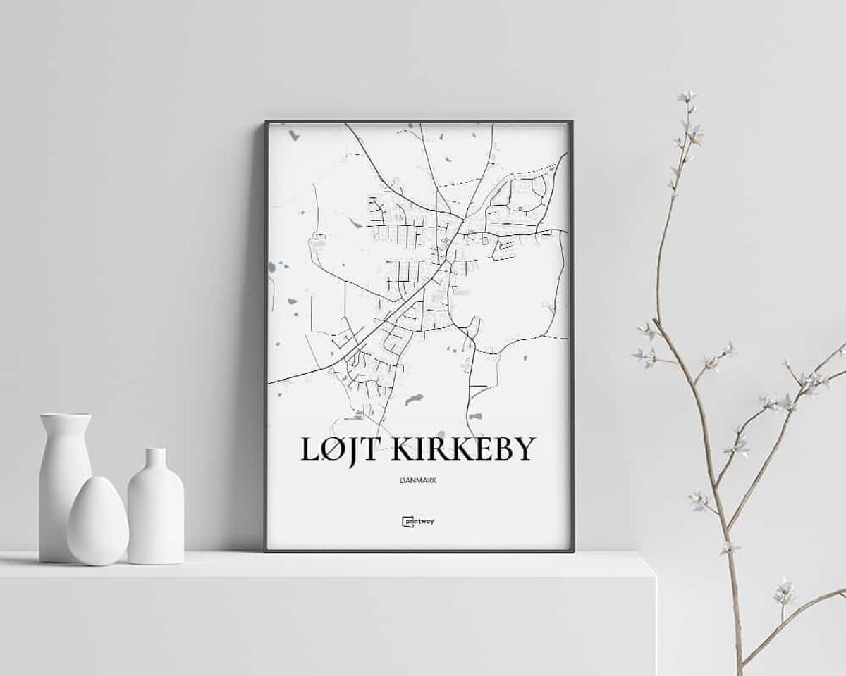 Løjt Kirkeby Plakaten 60×84 cm (A1)