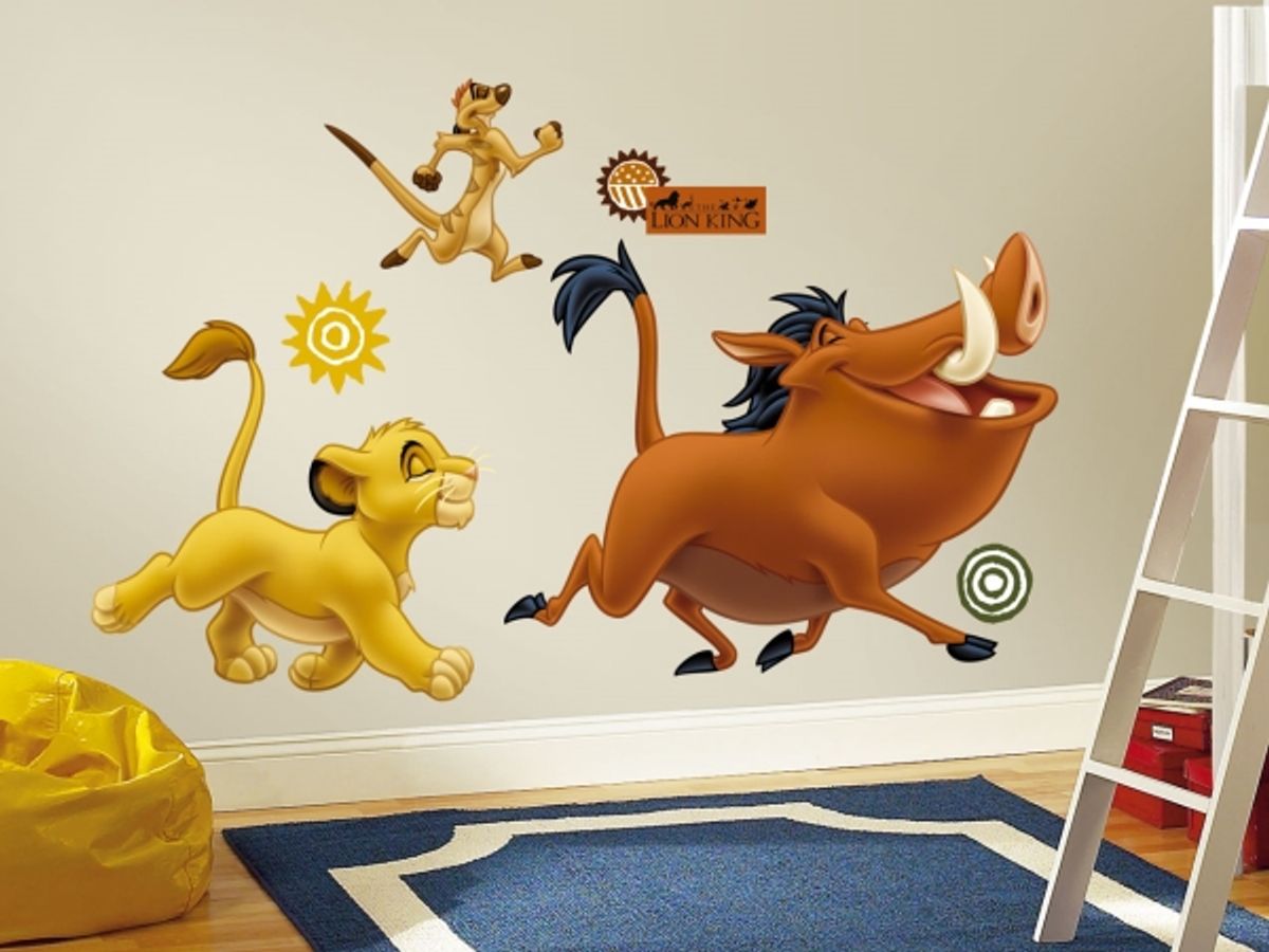 Løvernes Konge Gigant Wallsticker