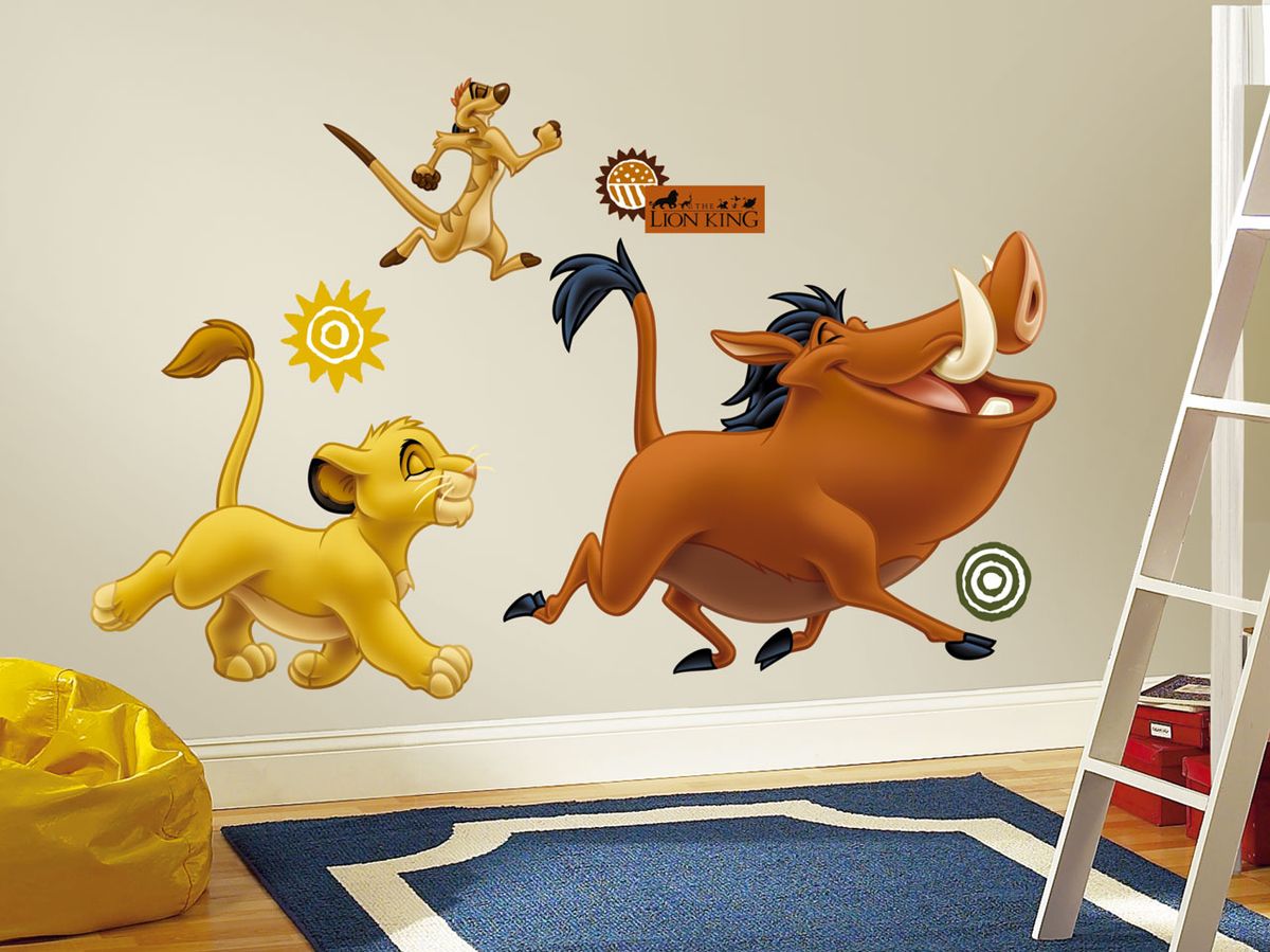 Løvernes Konge Gigant wallsticker