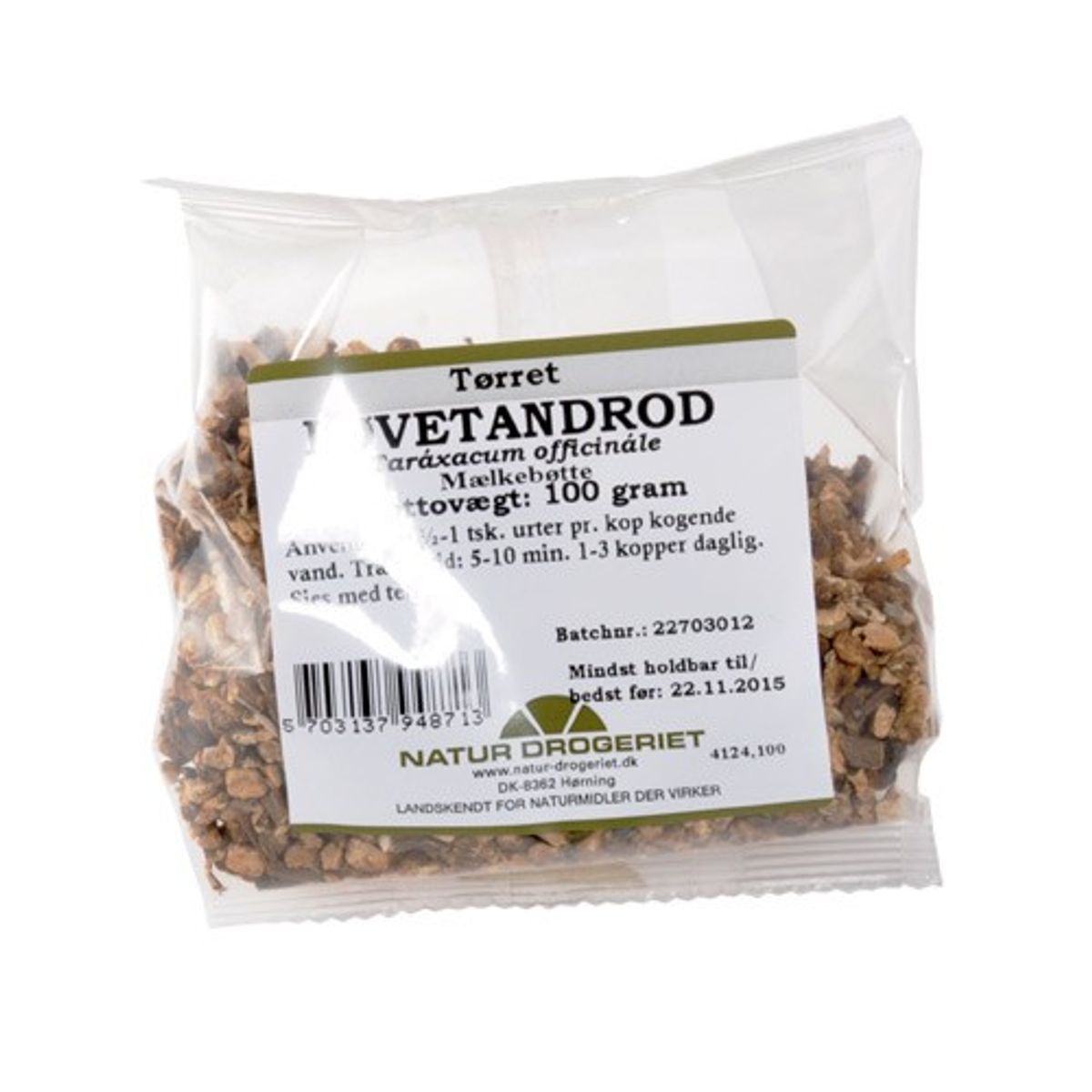 Løvetandsrod - 100 gram - Natur Drogeriet