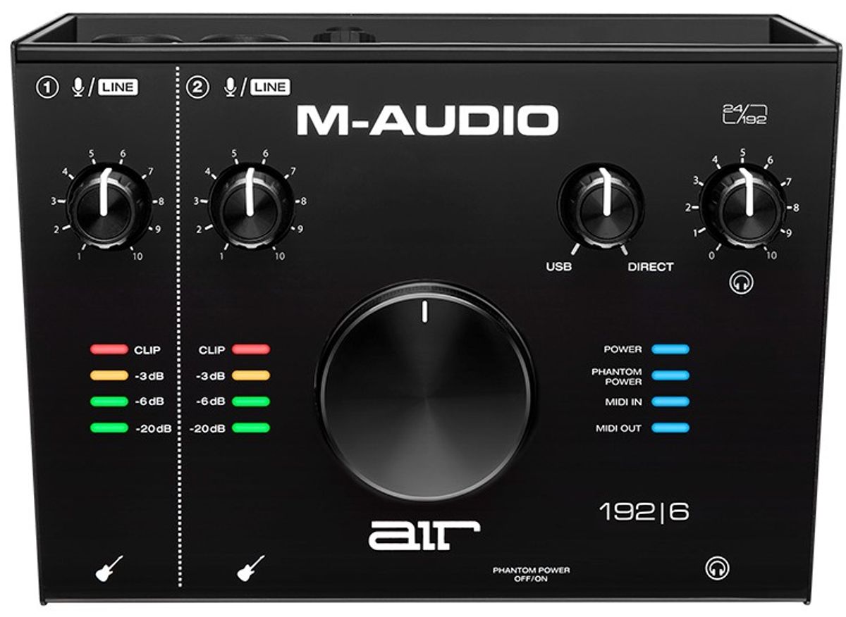 M-Audio AIR 192 6 2-In/2-Out 24/192 USB Lydkort og MIDI Interface