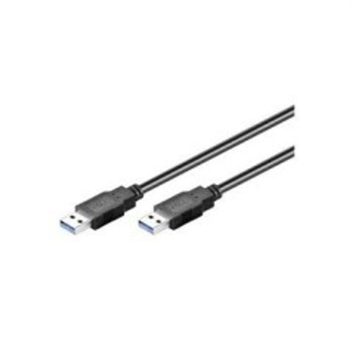 M-CAB USB 3.0 USB-kabel 1.8m Sort