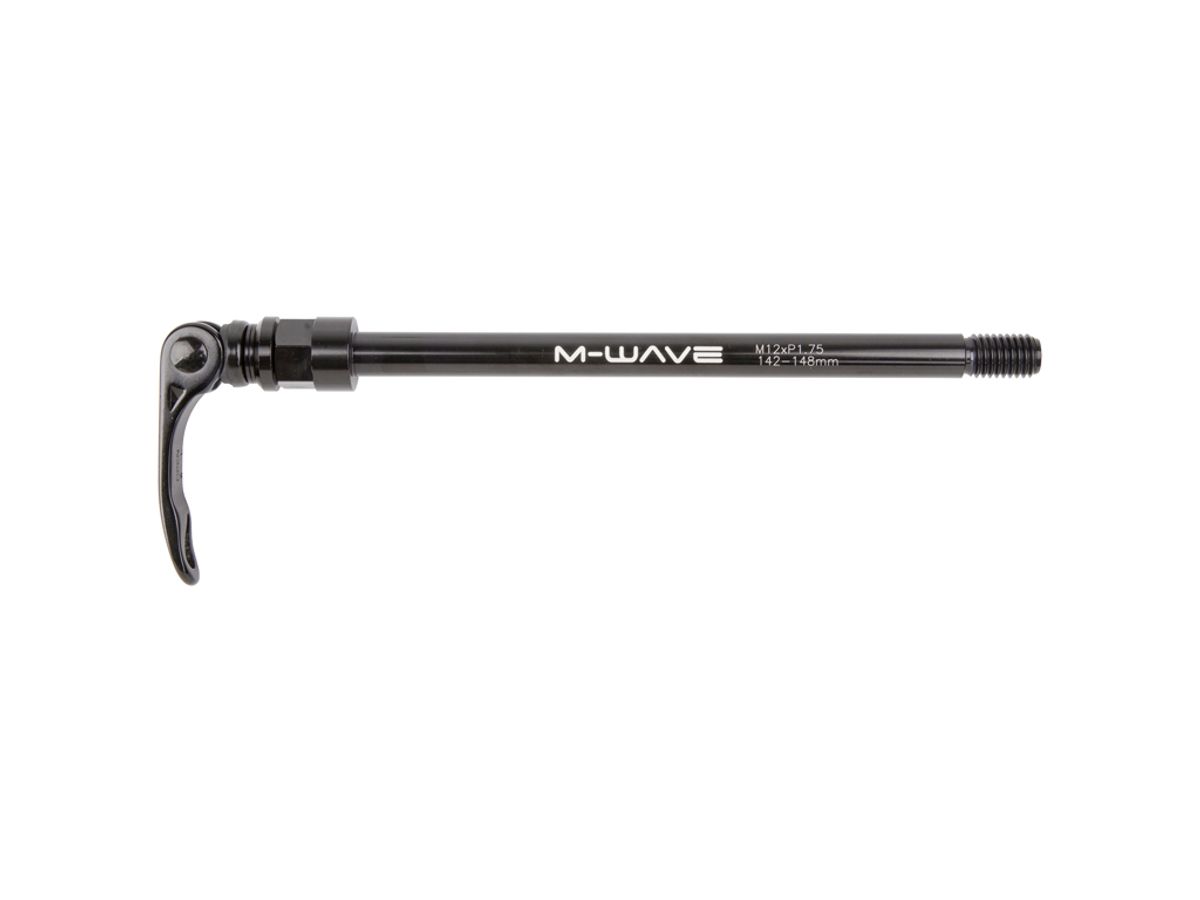 M-Wave Stalwart Axle - Thru-Axle - Med adapter til montering af cykeltrailer på Thru-Axle