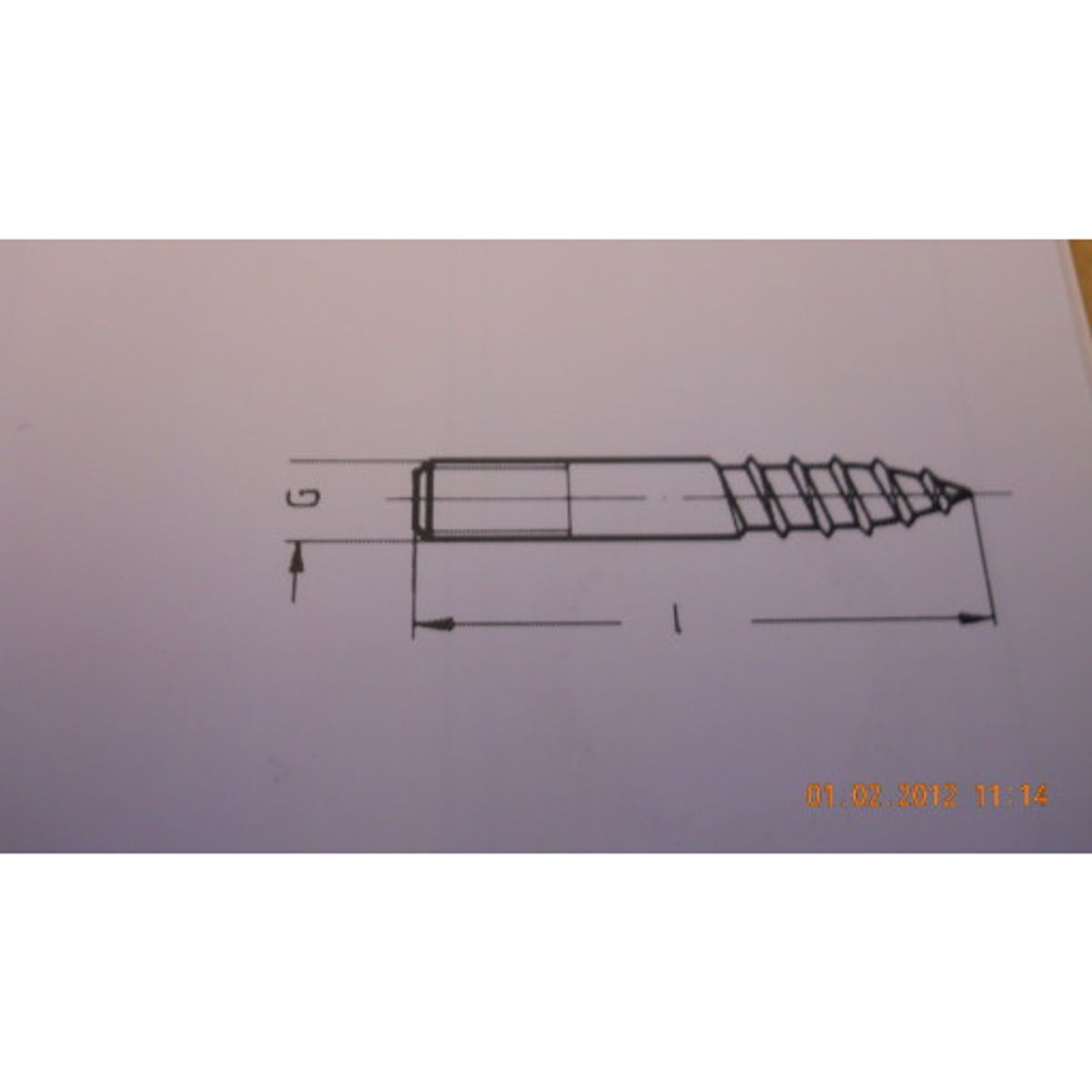 M10 x 100 mm Gevindskruer til rørbærer GM-X