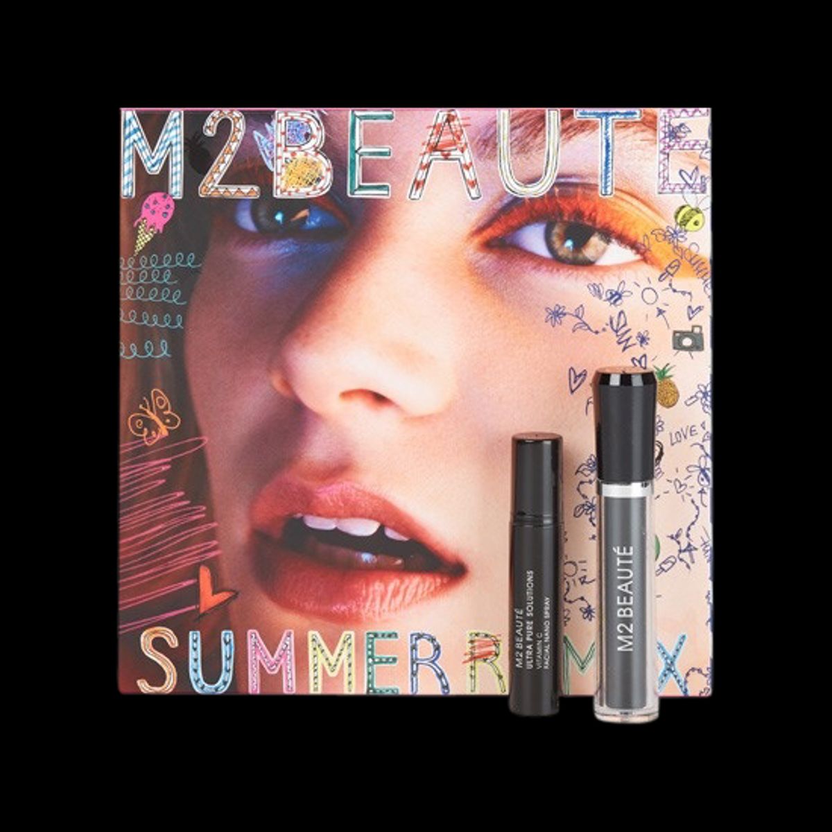 M2 Beaute Summerremix Set - Eyelash Activating Serum + Facial Nano Spray