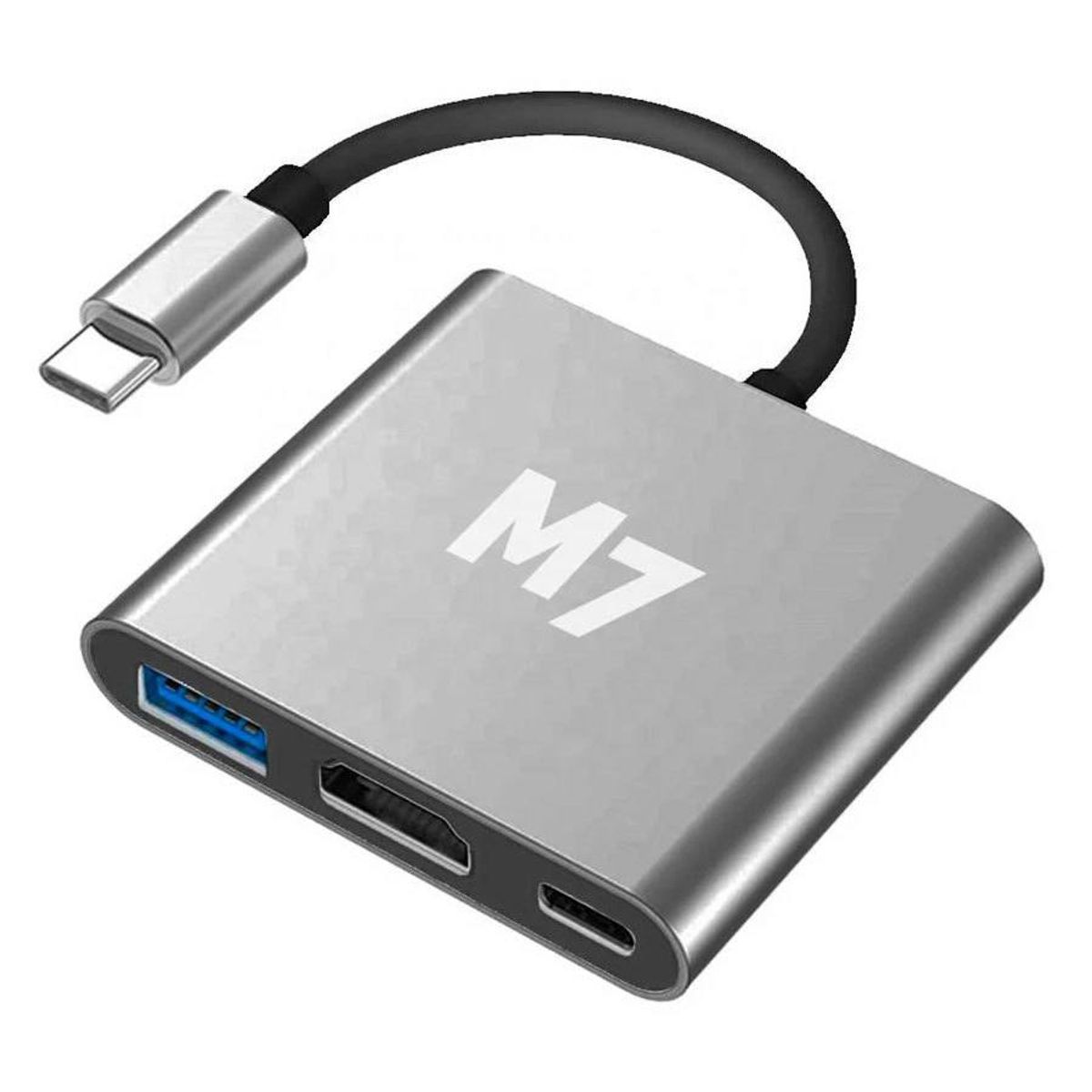 M7 USB-C-Hub til 4K HDMI, USB-A 3.0 og USB-C