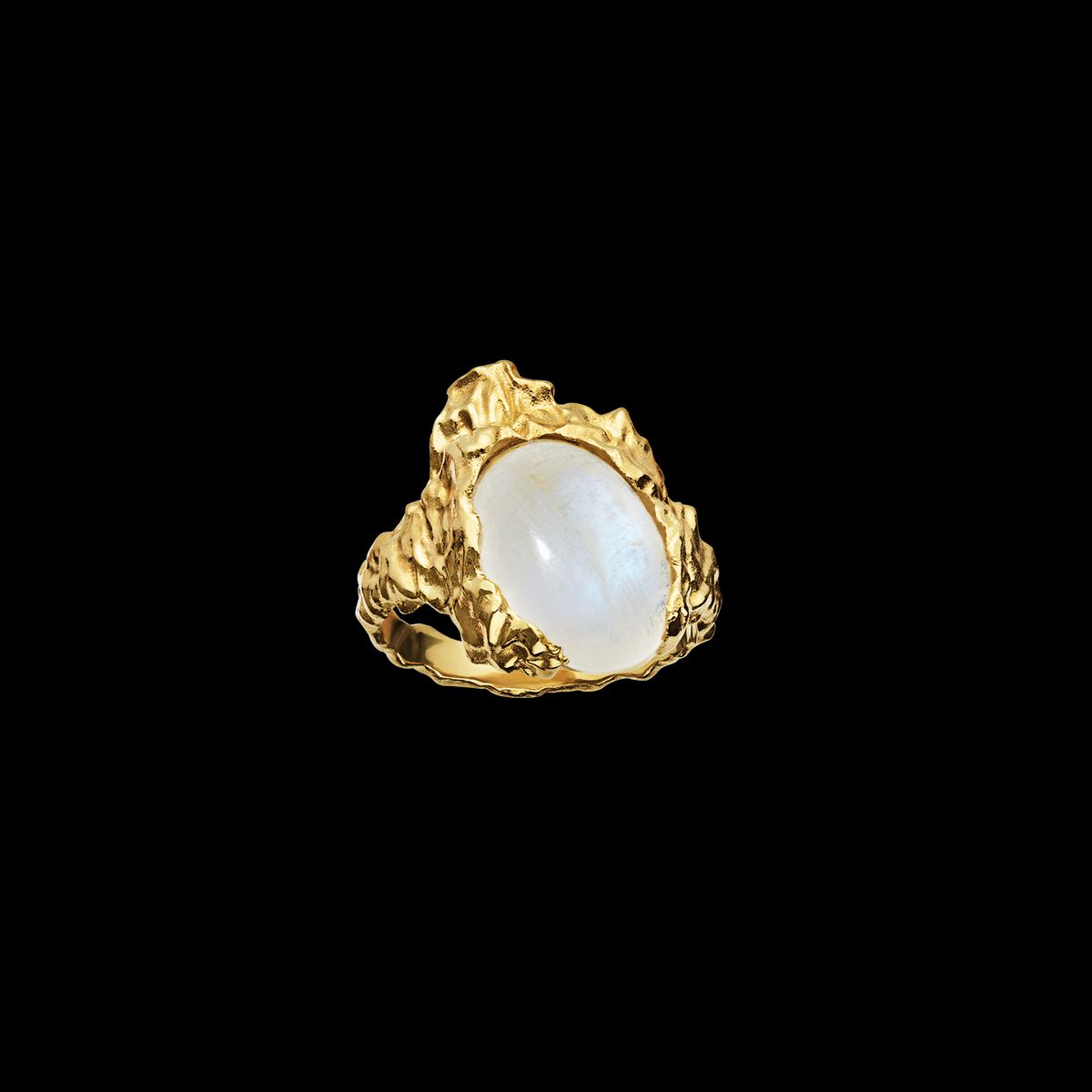 Maanesten - Goddess Moonstone ring 35351A